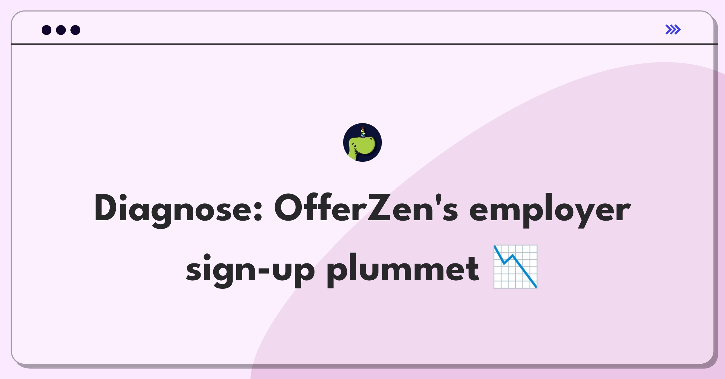 Product Management Root Cause Analysis Question: Investigating sudden drop in OfferZen employer sign-ups