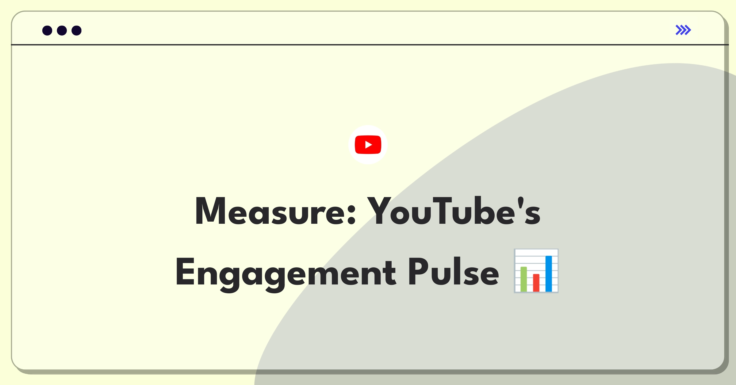 Product Management Analytics Question: Measuring YouTube's success through key performance indicators and user engagement metrics