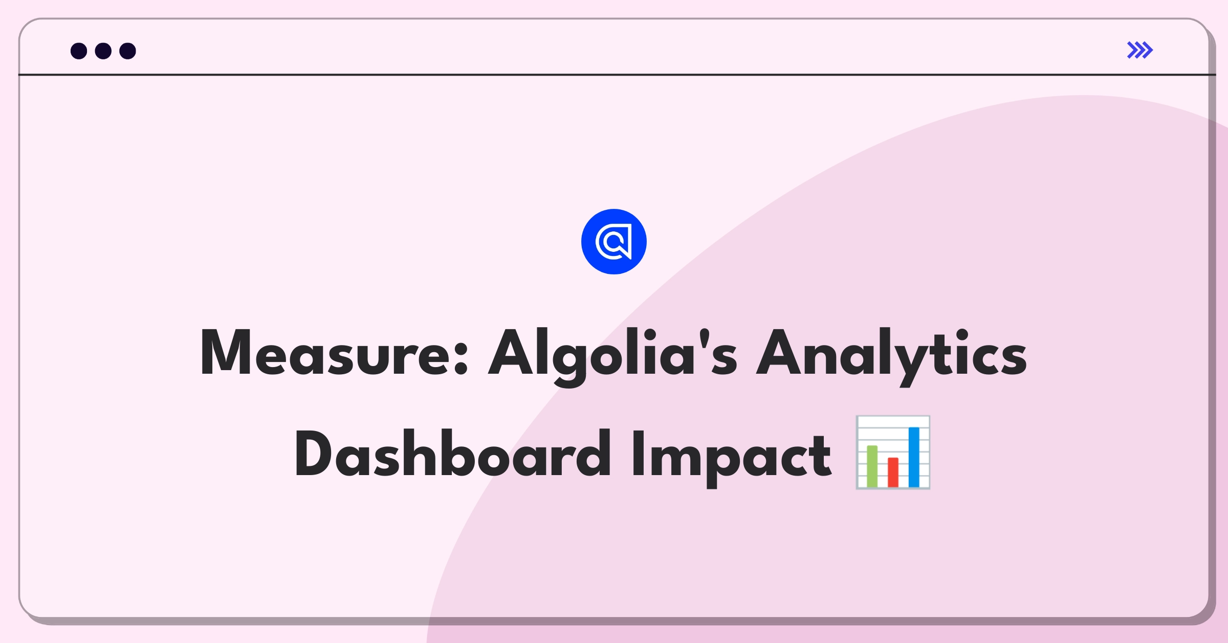 Product Management Metrics Question: Defining success for Algolia's analytics dashboard using key performance indicators