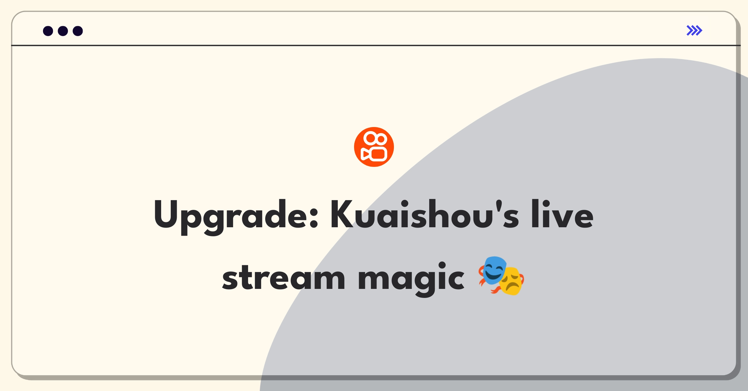 Product Management Improvement Question: Enhancing Kuaishou's live streaming platform for increased user engagement