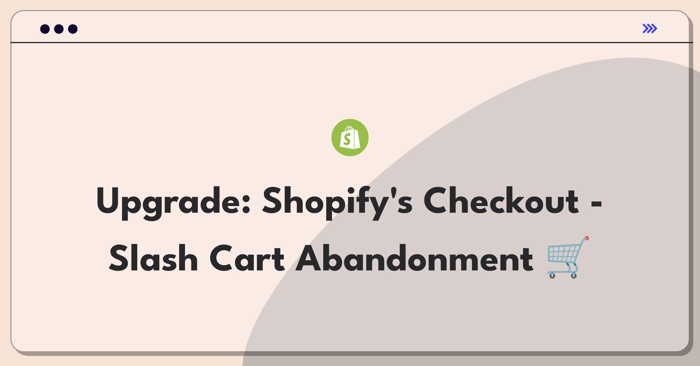 Product Management Improvement Question: Innovative features to reduce Shopify cart abandonment rates