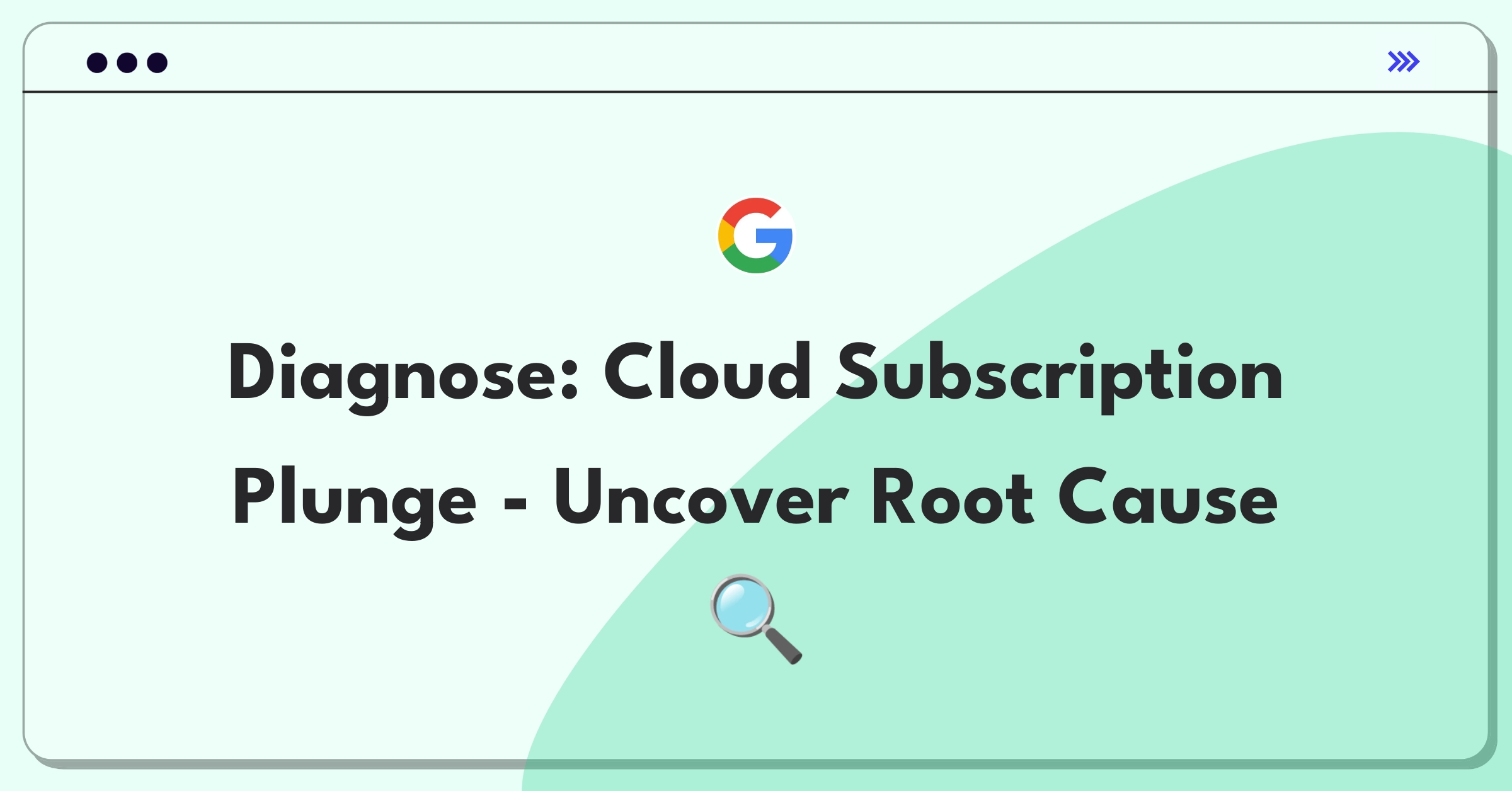 Product Management Root Cause Analysis Question: Investigating sudden drop in Google Cloud subscriptions