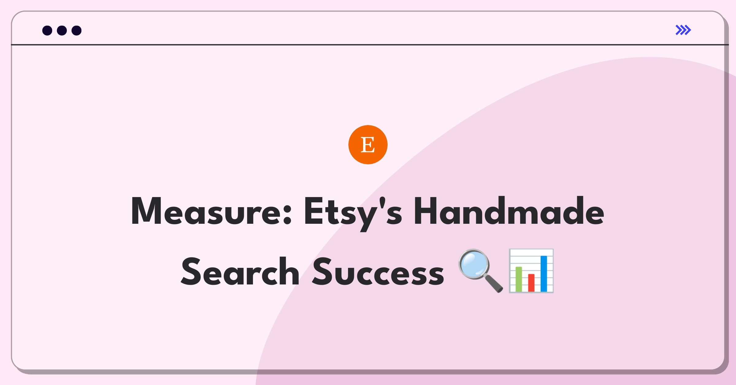 Product Management Analytics Question: Measuring success of Etsy's handmade product search feature