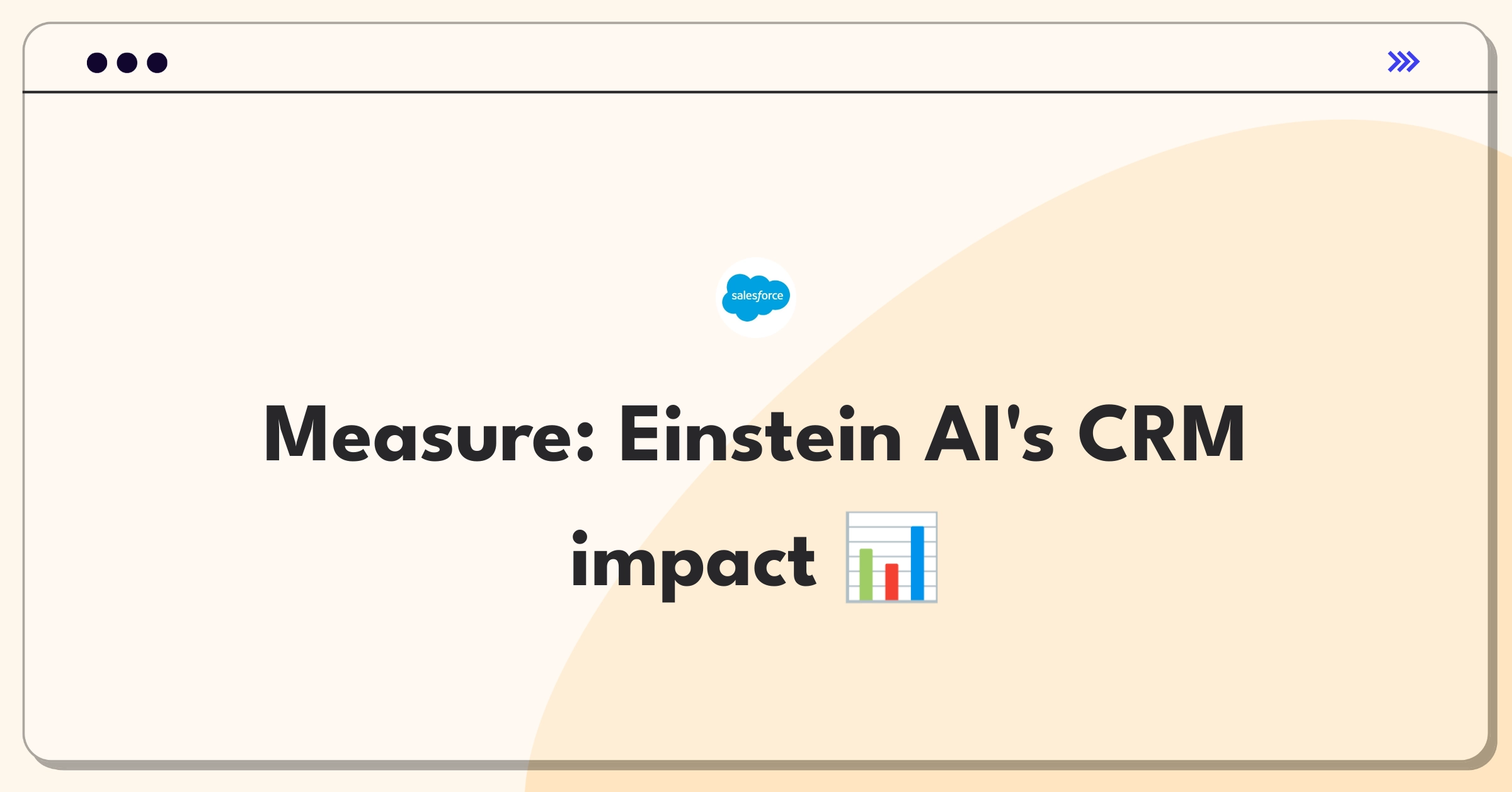 Product Management Success Metrics Question: Evaluating Salesforce Einstein AI integration effectiveness