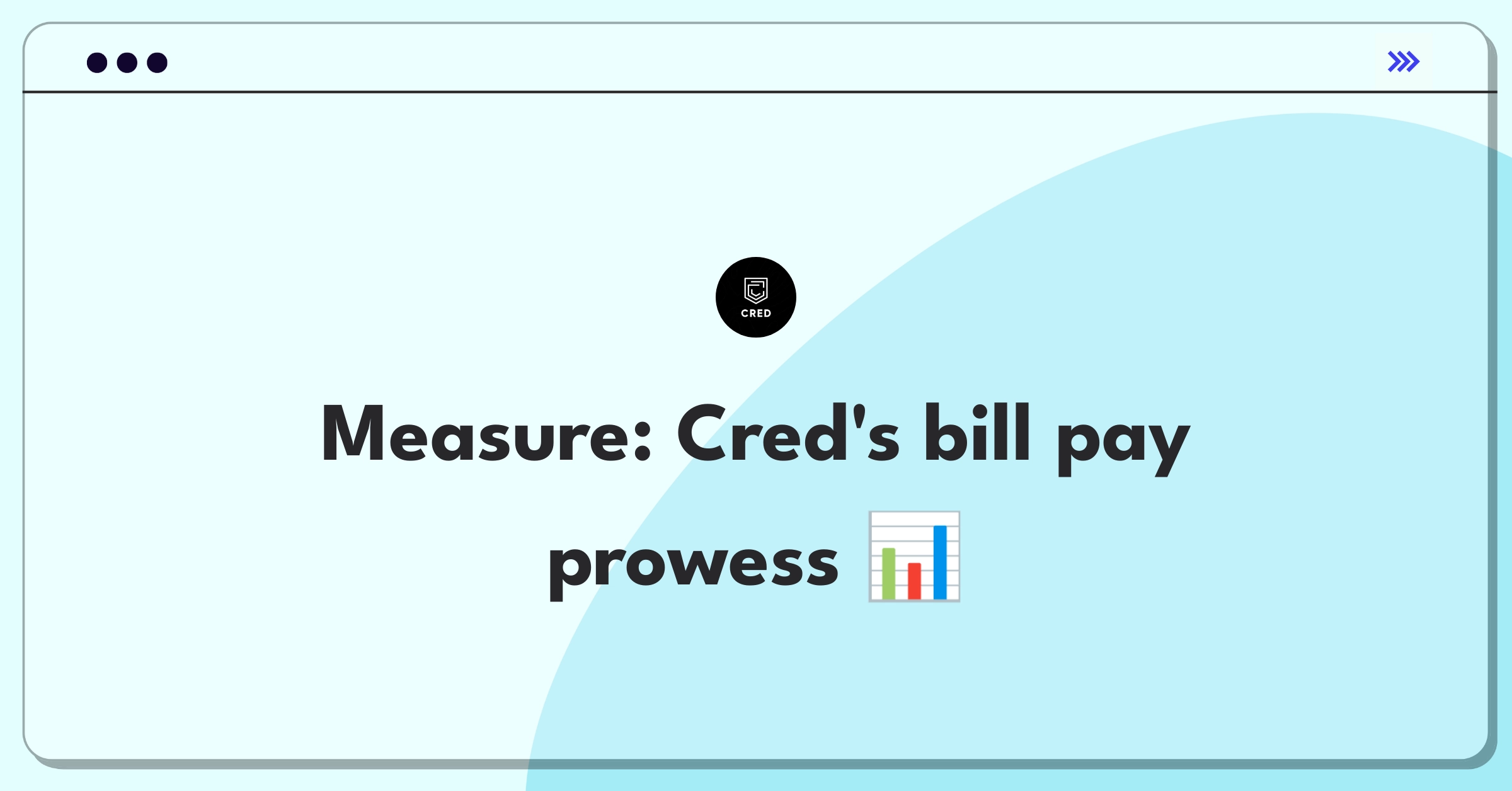 Product Management Analytics Question: Measuring success of Cred's credit card bill payment feature