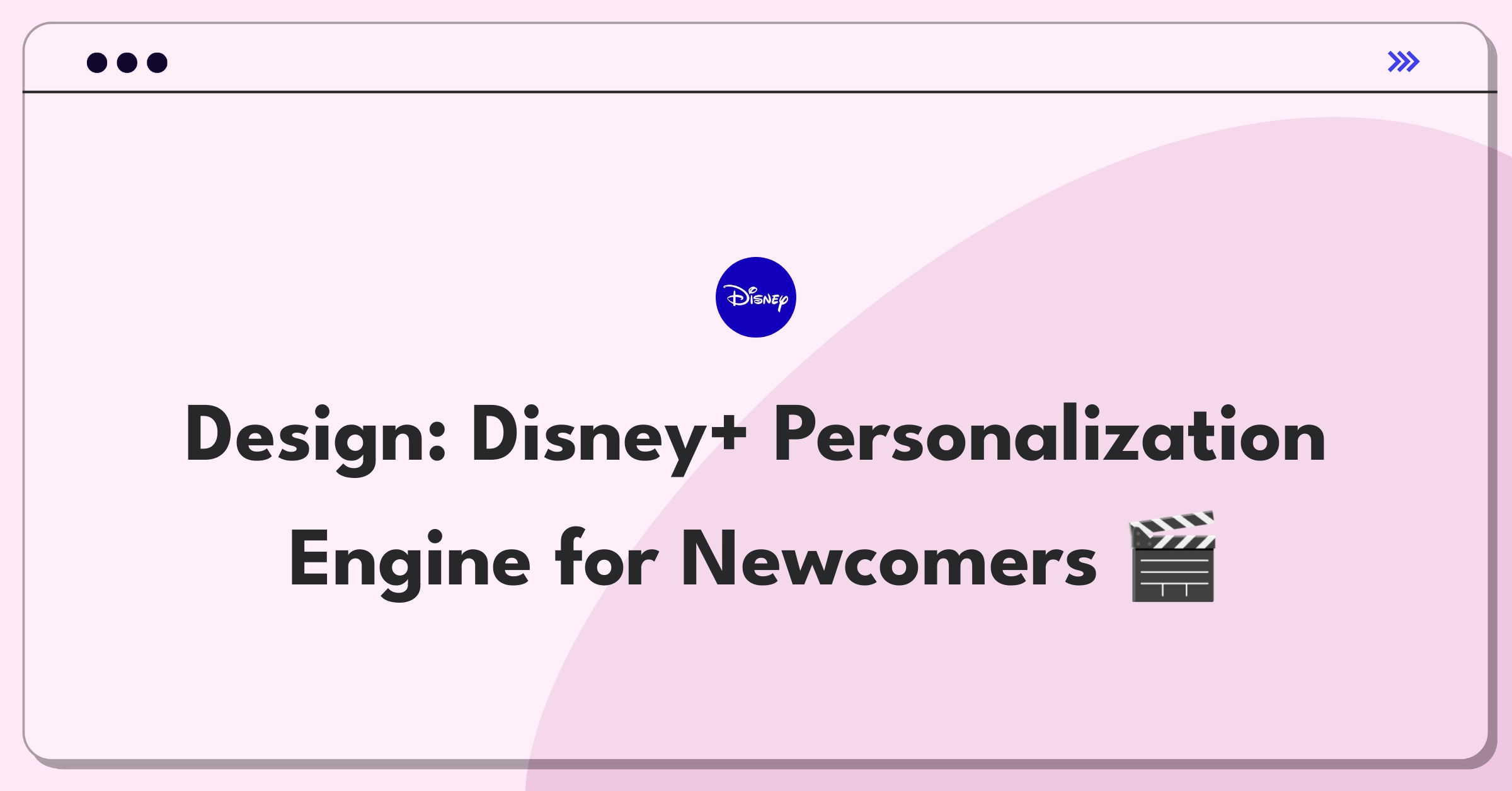 Product Management Design Question: Disney+ recommendation system for new users with limited data