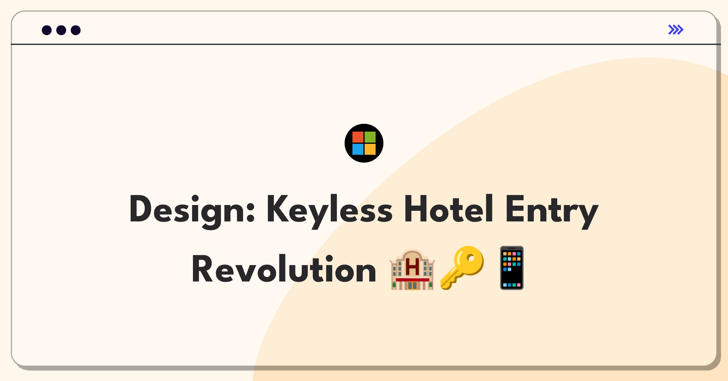 Product Management Design Question: Hotel room access system transformation from physical keys to digital solution