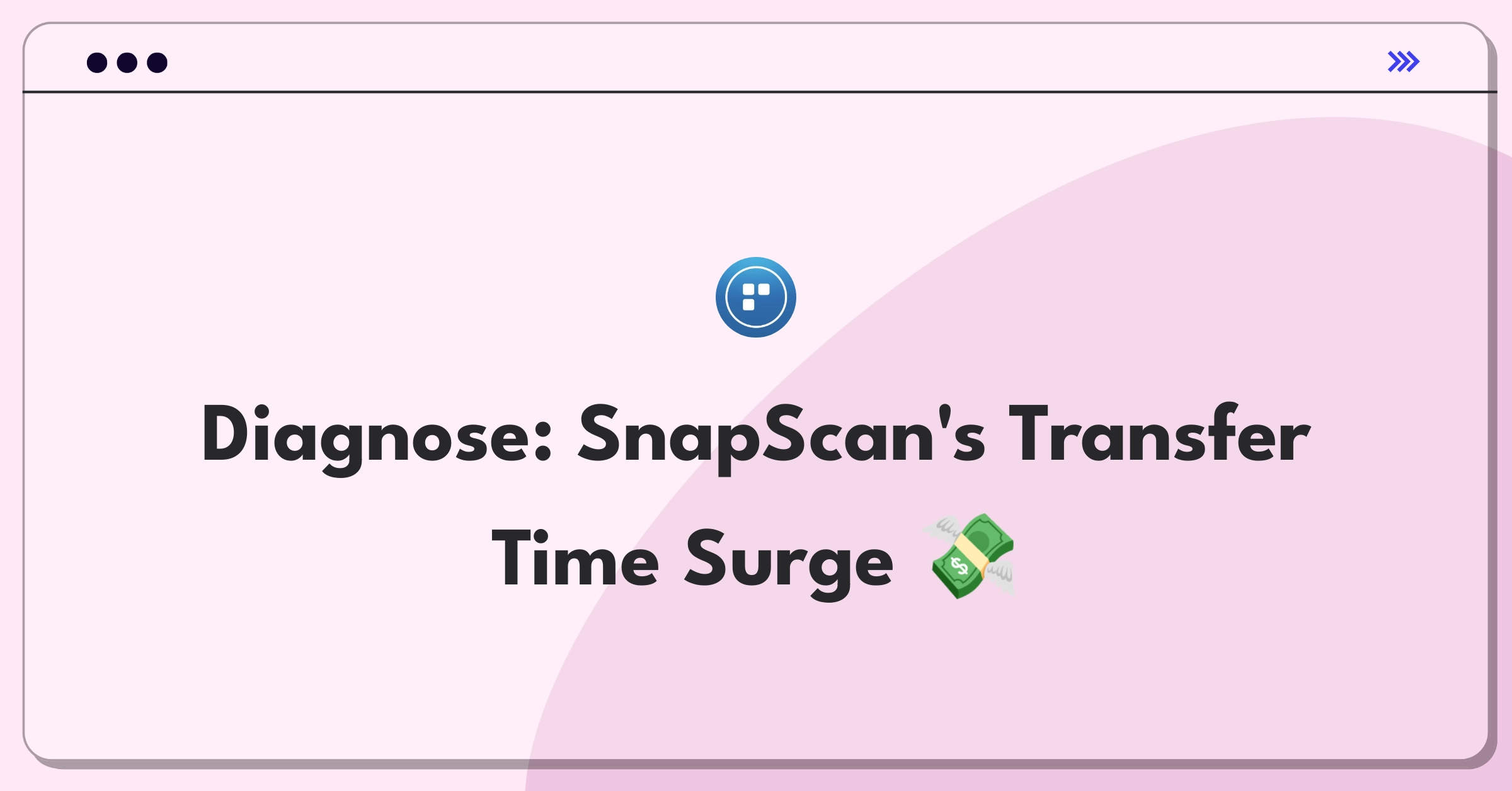 Product Management Root Cause Analysis Question: Investigating increased money transfer time for SnapScan app