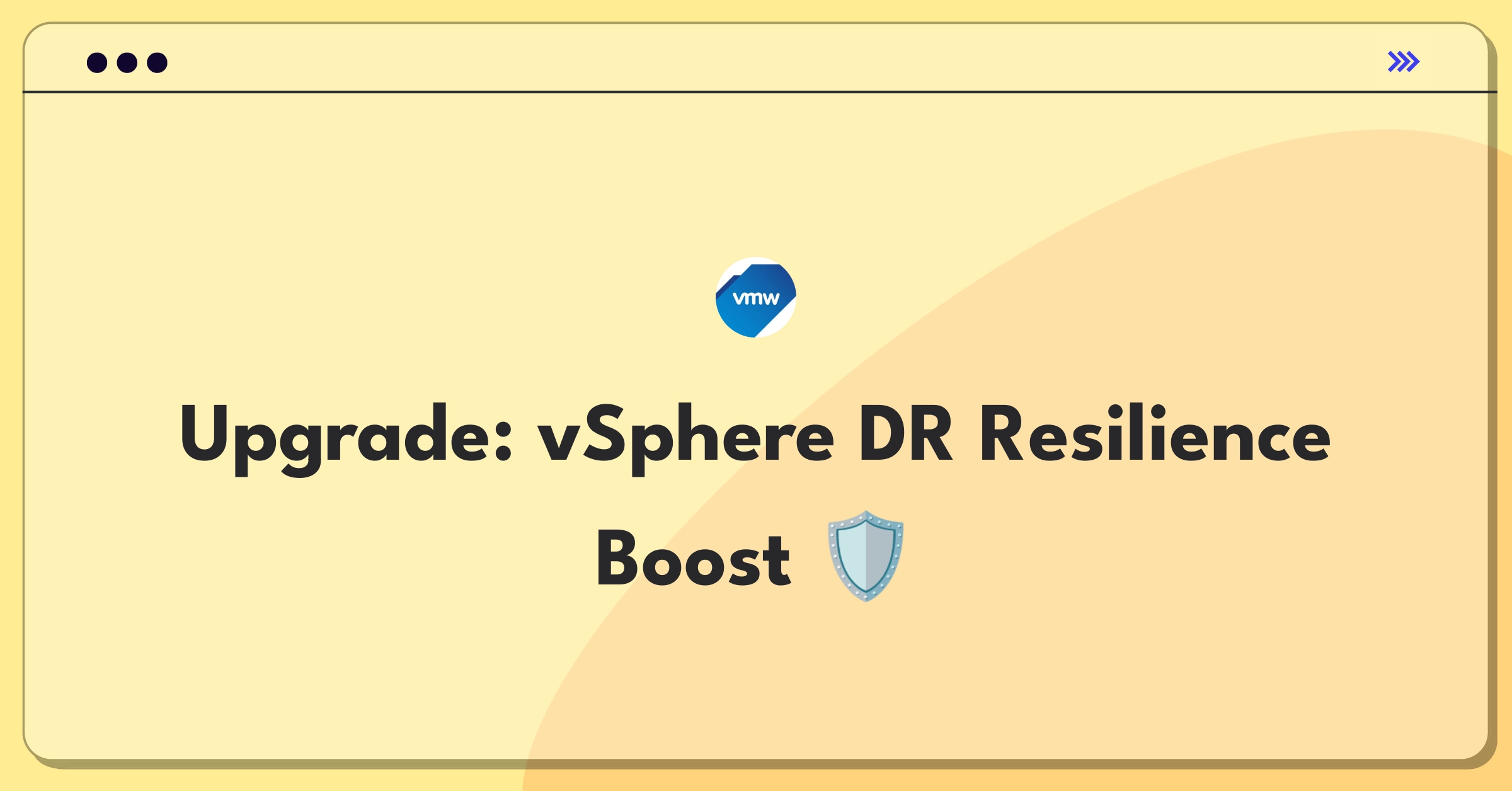 Product Management Improvement Question: Enhancing VMware vSphere's disaster recovery capabilities