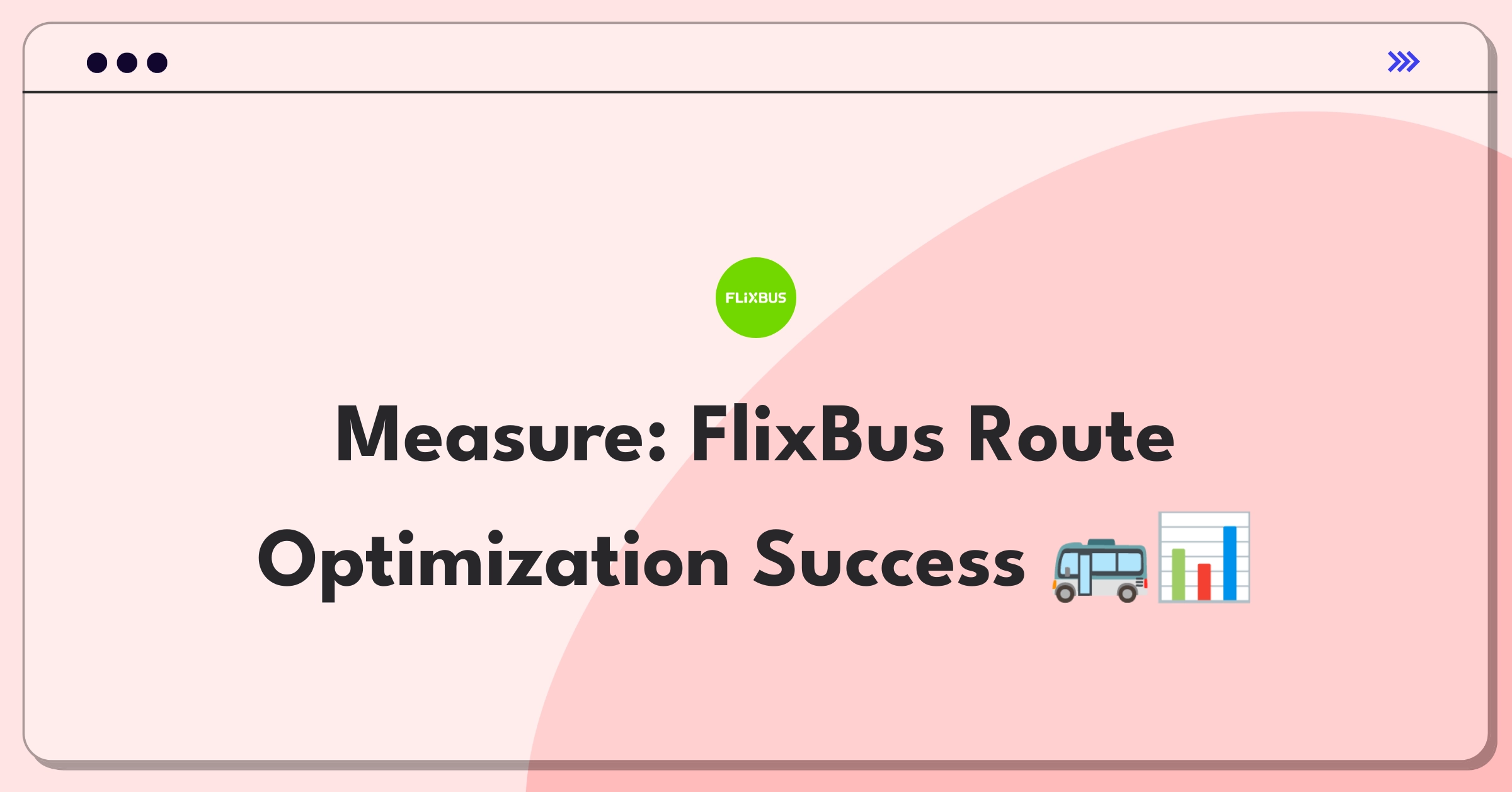 Product Management Analytics Question: Evaluating metrics for FlixBus route optimization feature