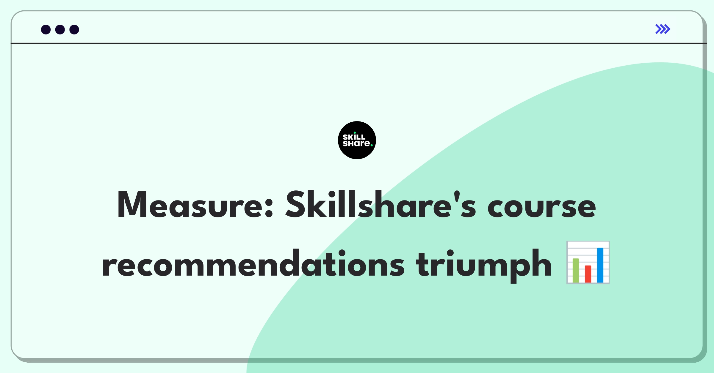 Product Management Metrics Question: Defining success for Skillshare's course recommendation algorithm