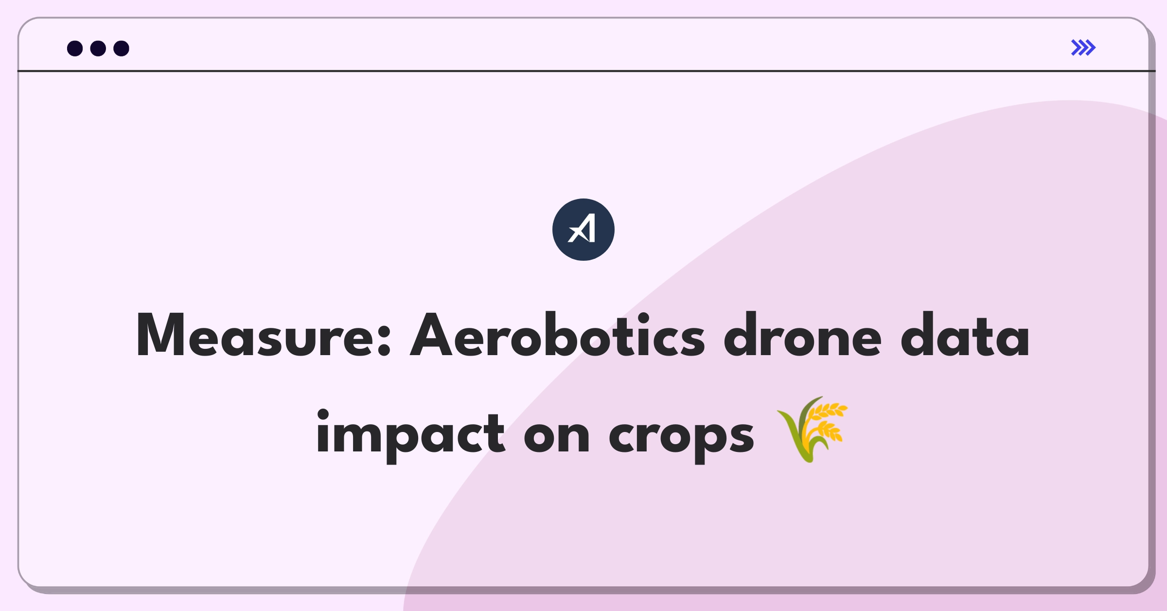 Product Management Success Metrics Question: Evaluating drone-based agricultural data collection system performance