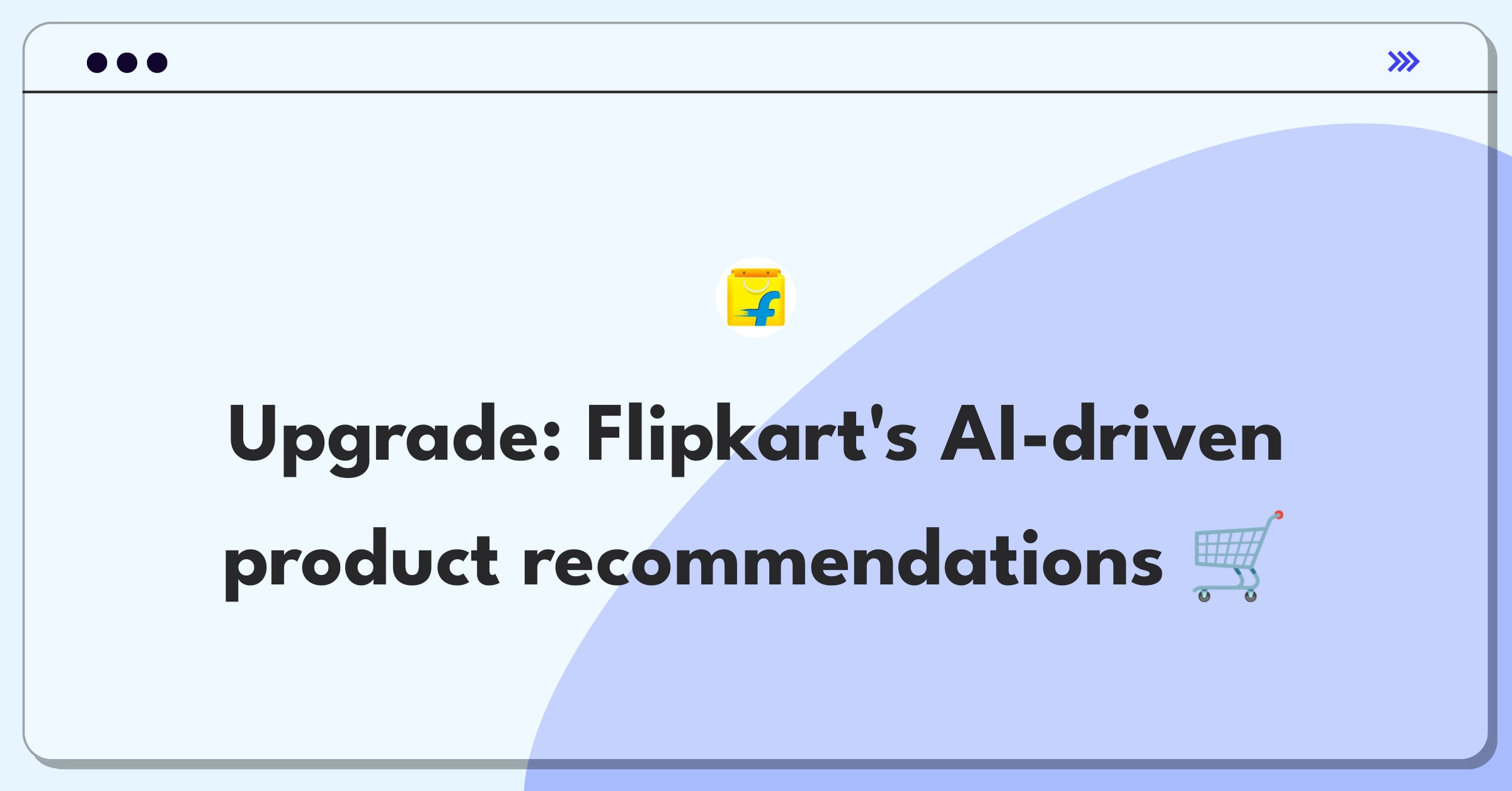 Product Management Improvement Question: Enhancing Flipkart's recommendation system for personalized shopping