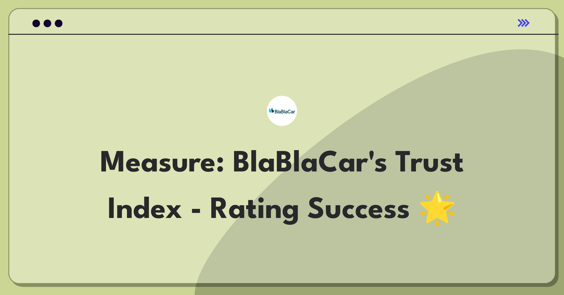 Product Management Metrics Question: Defining success for BlaBlaCar's user rating system with key performance indicators