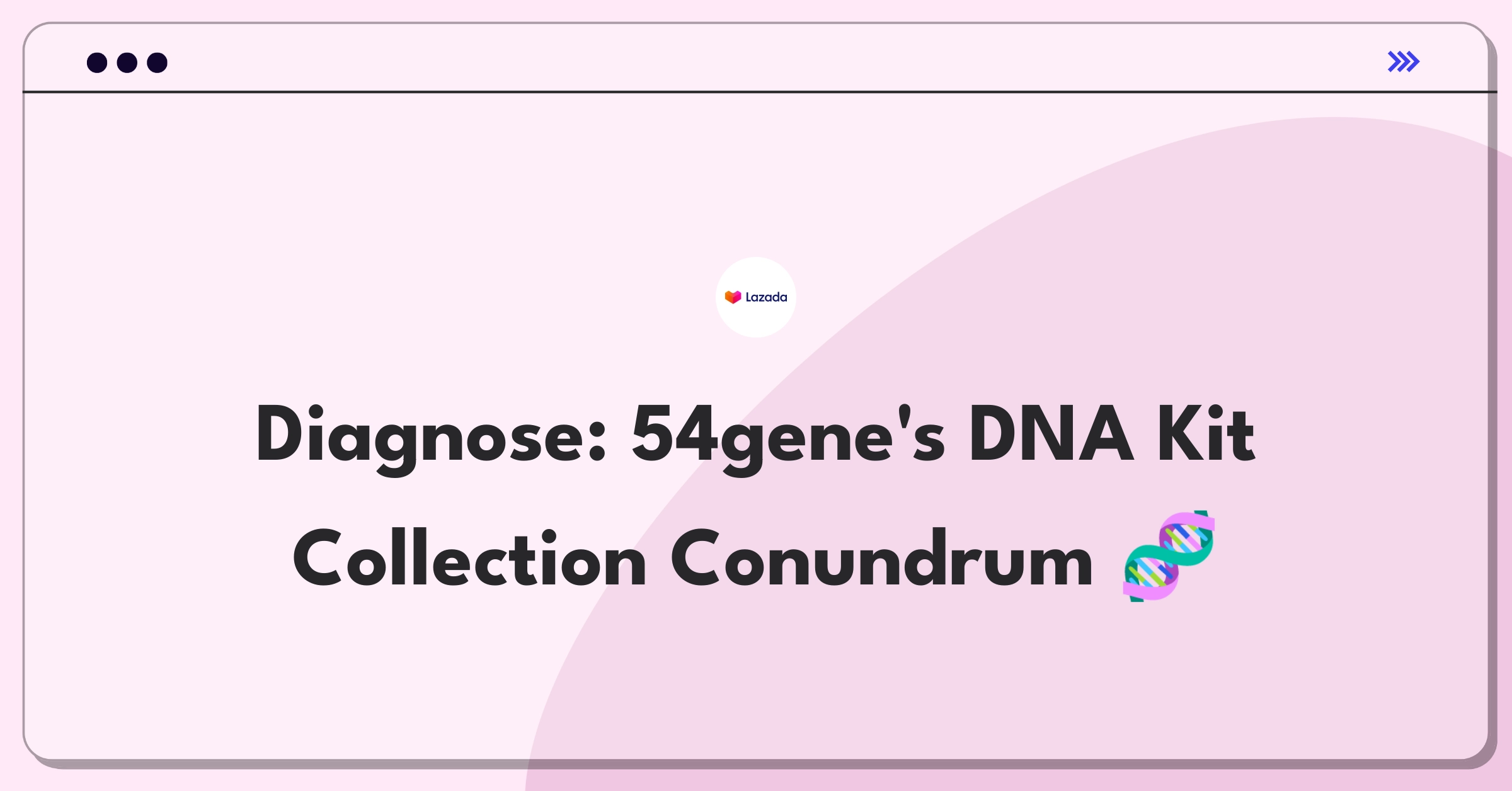 Product Management Root Cause Analysis Question: Investigating decline in genetic testing kit sample collection rates