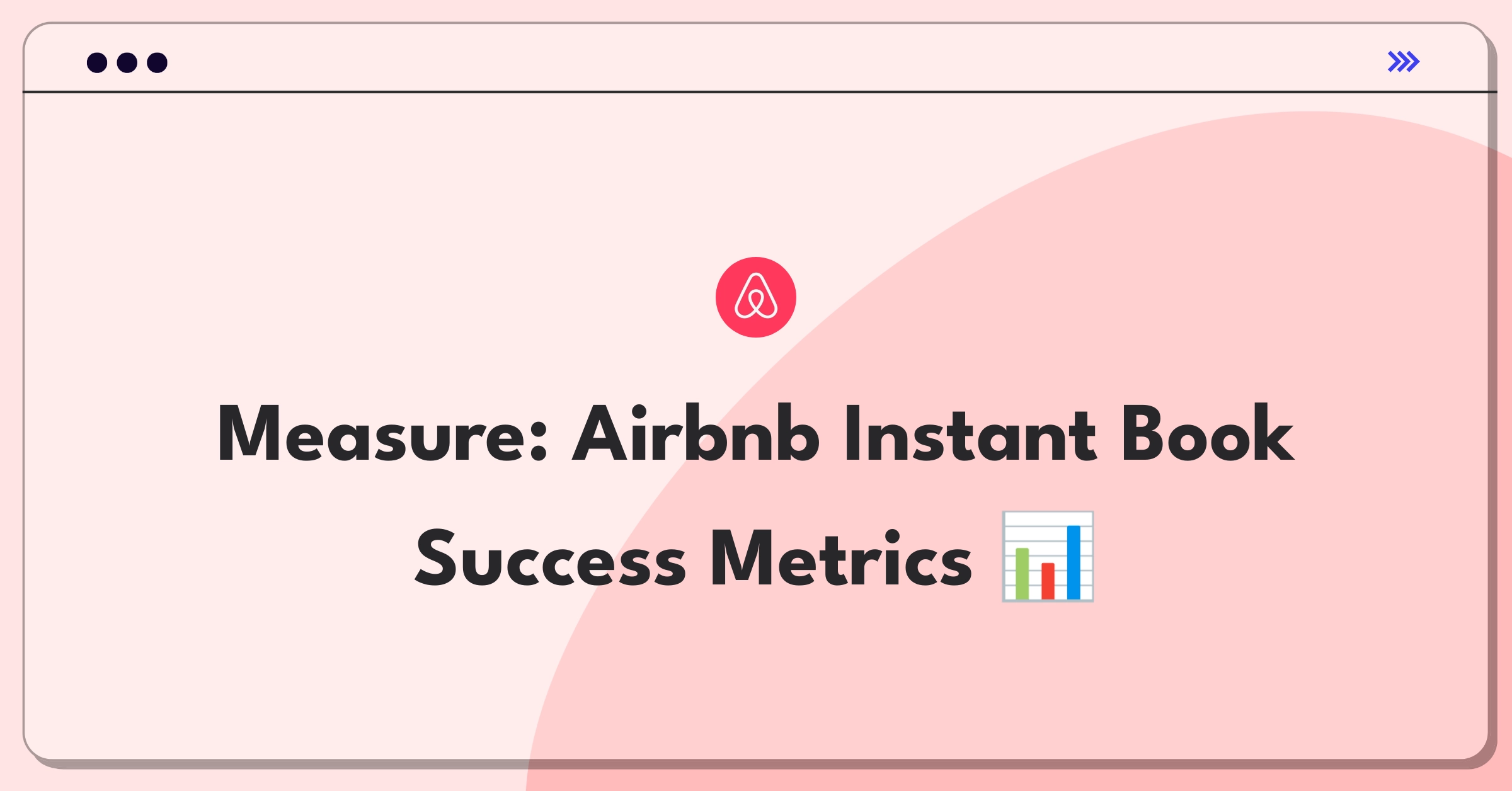 Product Management Analytics Question: Defining success metrics for Airbnb's Instant Book feature