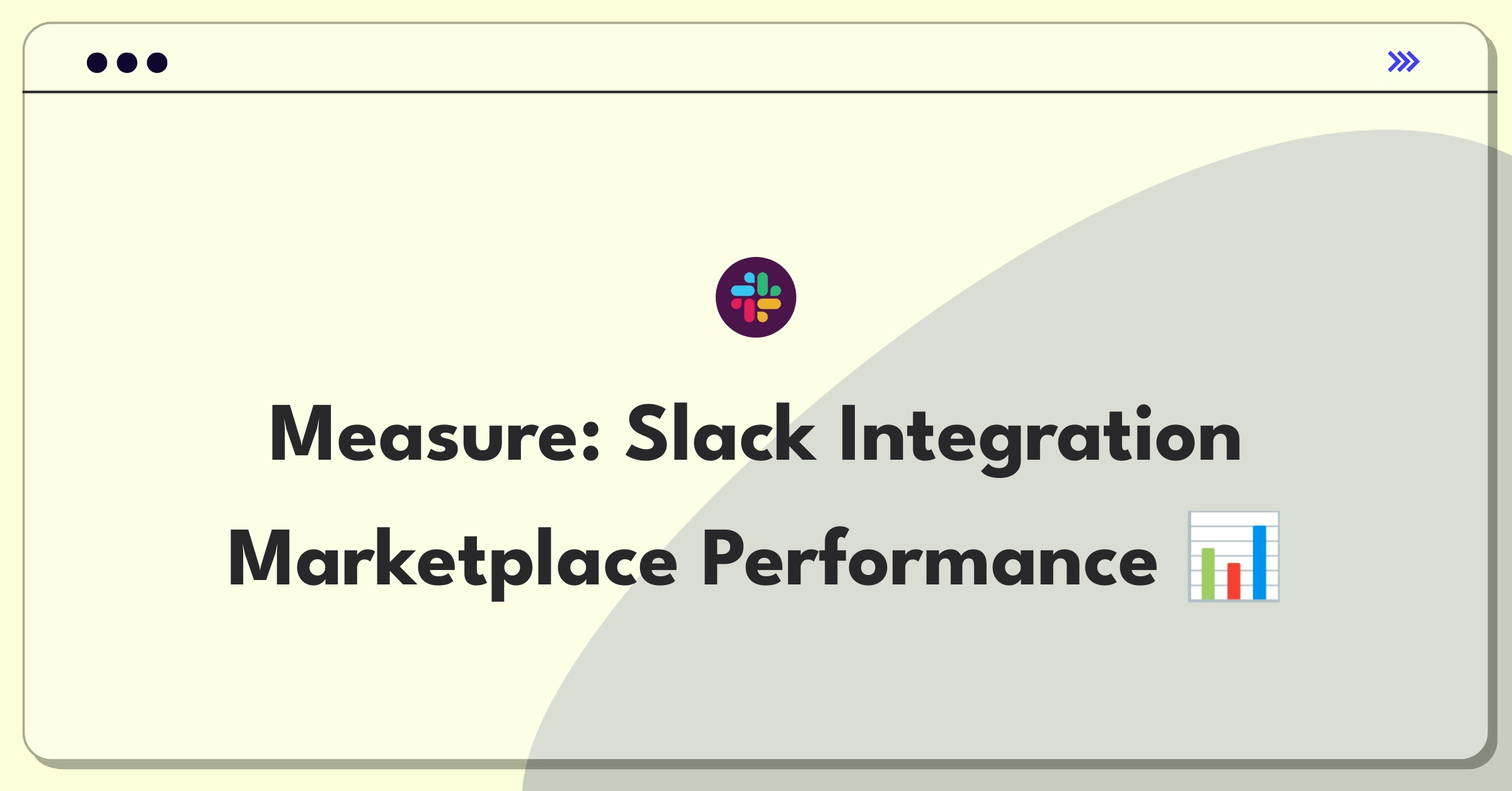 Product Management Analytics Question: Evaluating success metrics for Slack's integration marketplace