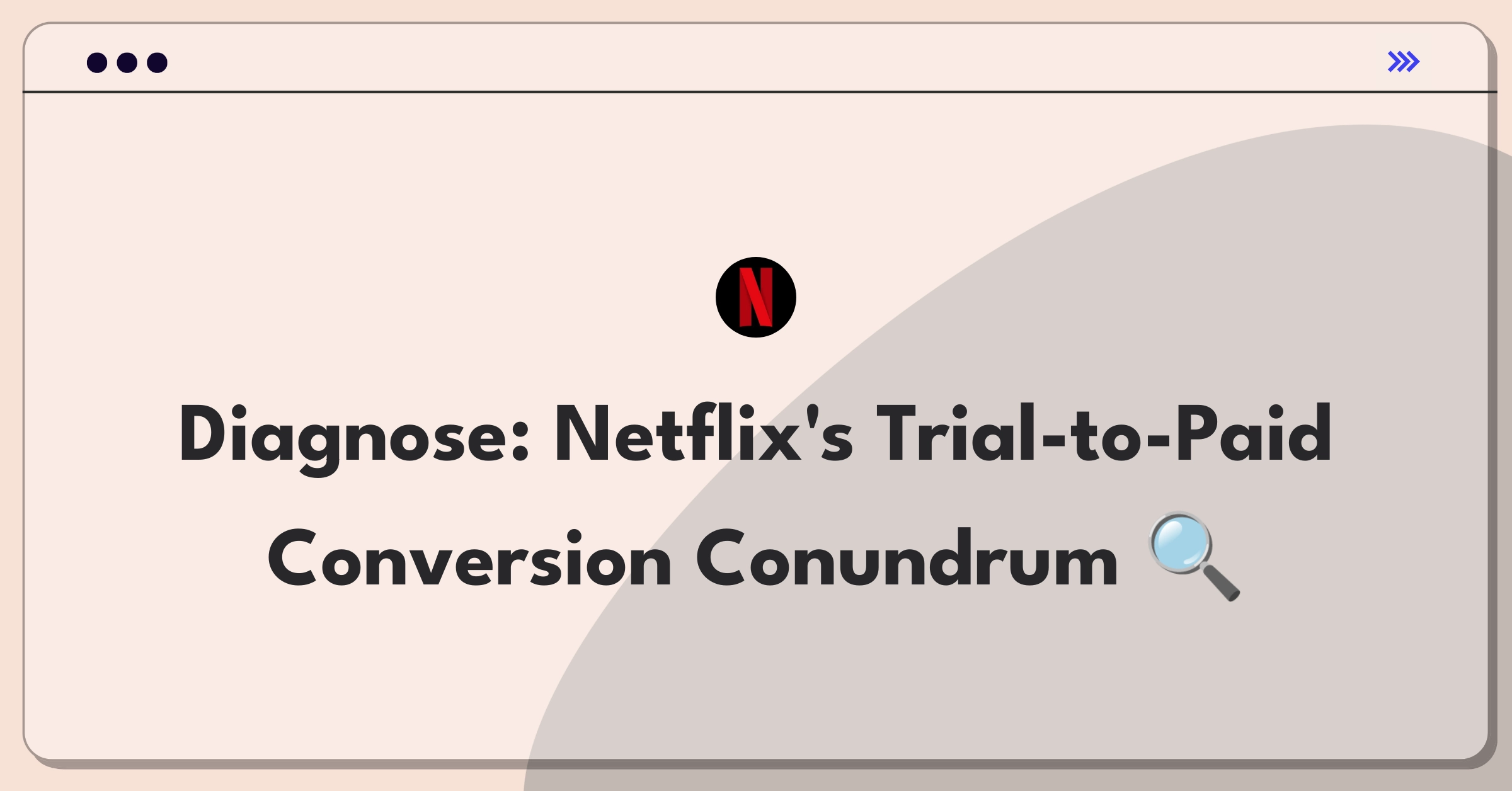 Product Management Root Cause Analysis Question: Investigating Netflix's declining free trial conversion rate