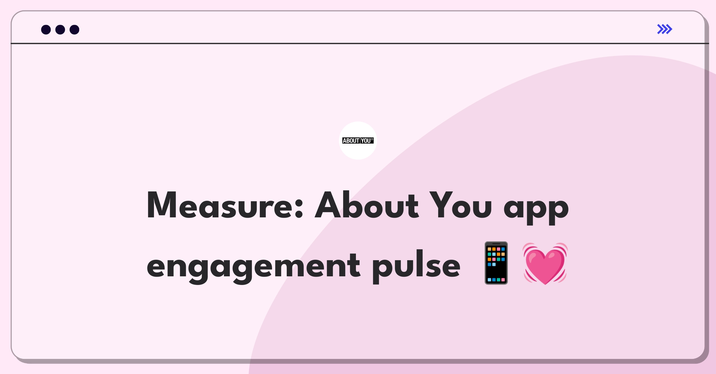 Product Management Analytics Question: Measuring user engagement metrics for About You's mobile app