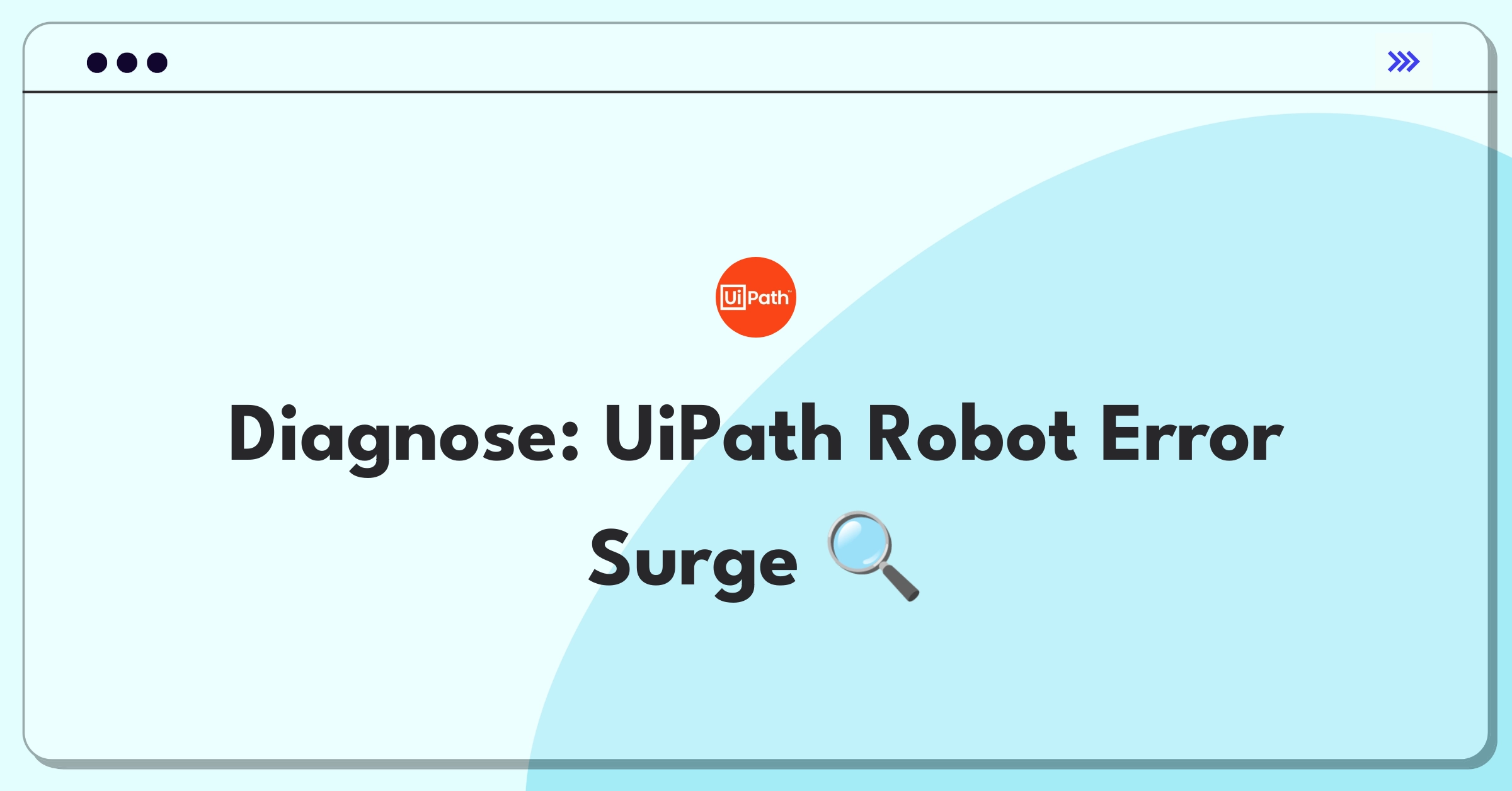 Product Management Root Cause Analysis Question: Investigating UiPath Robot error rate increase in attended automation