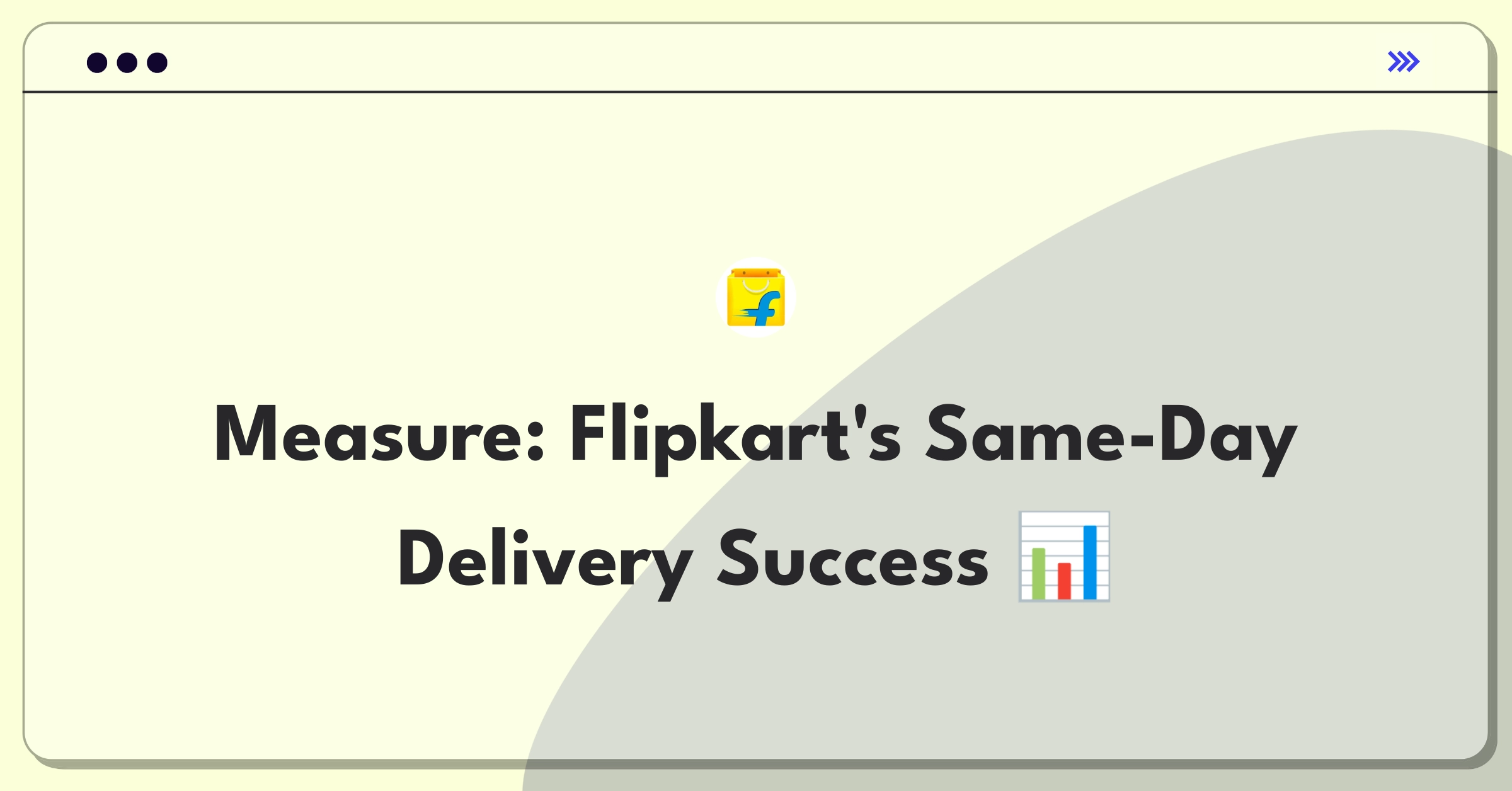 Product Management Analytics Question: Evaluating metrics for Flipkart's same-day delivery service