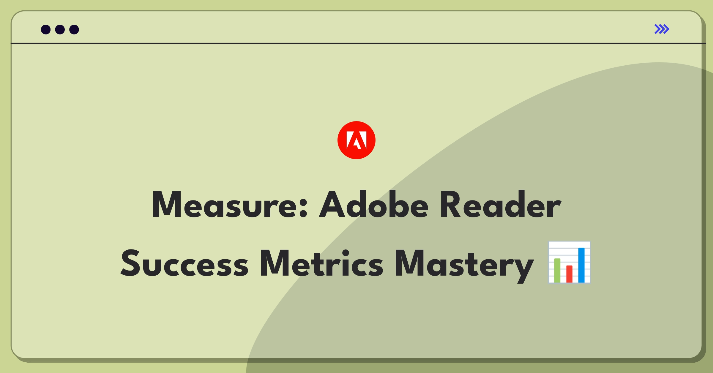 Product Management Metrics Question: Adobe Acrobat PDF Reader success measurement strategies