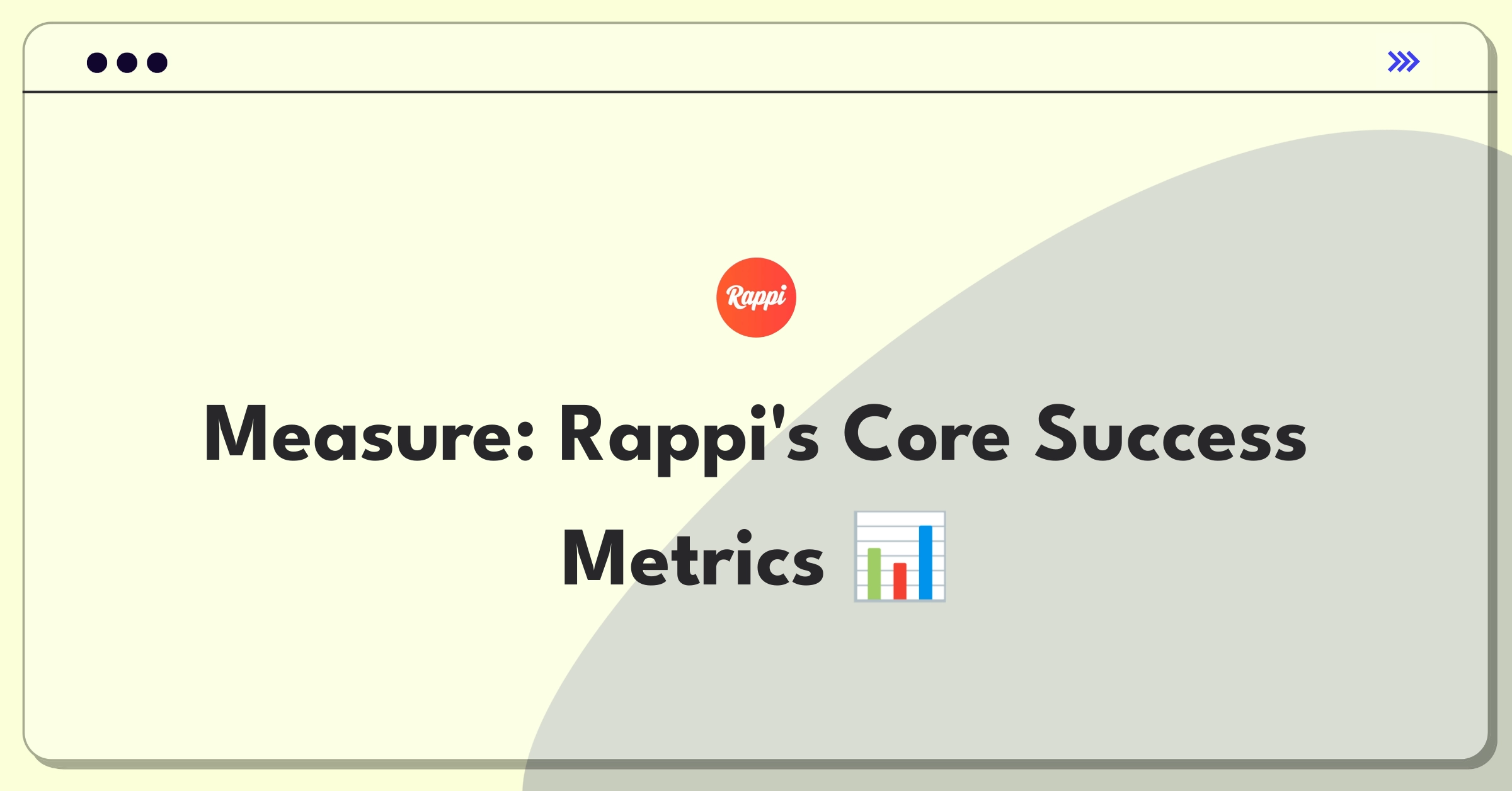 Product Management Metrics Question: Measuring success of Rappi's core feature with key performance indicators