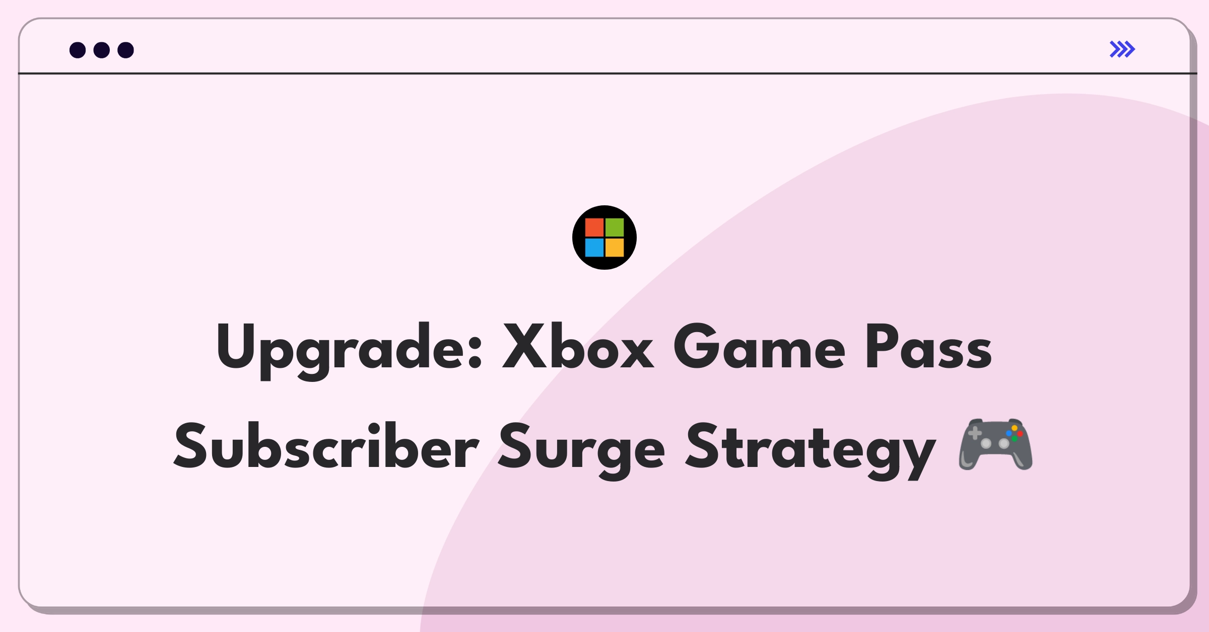 Product Management Improvement Question: Xbox Game Pass expansion strategies to attract more subscribers