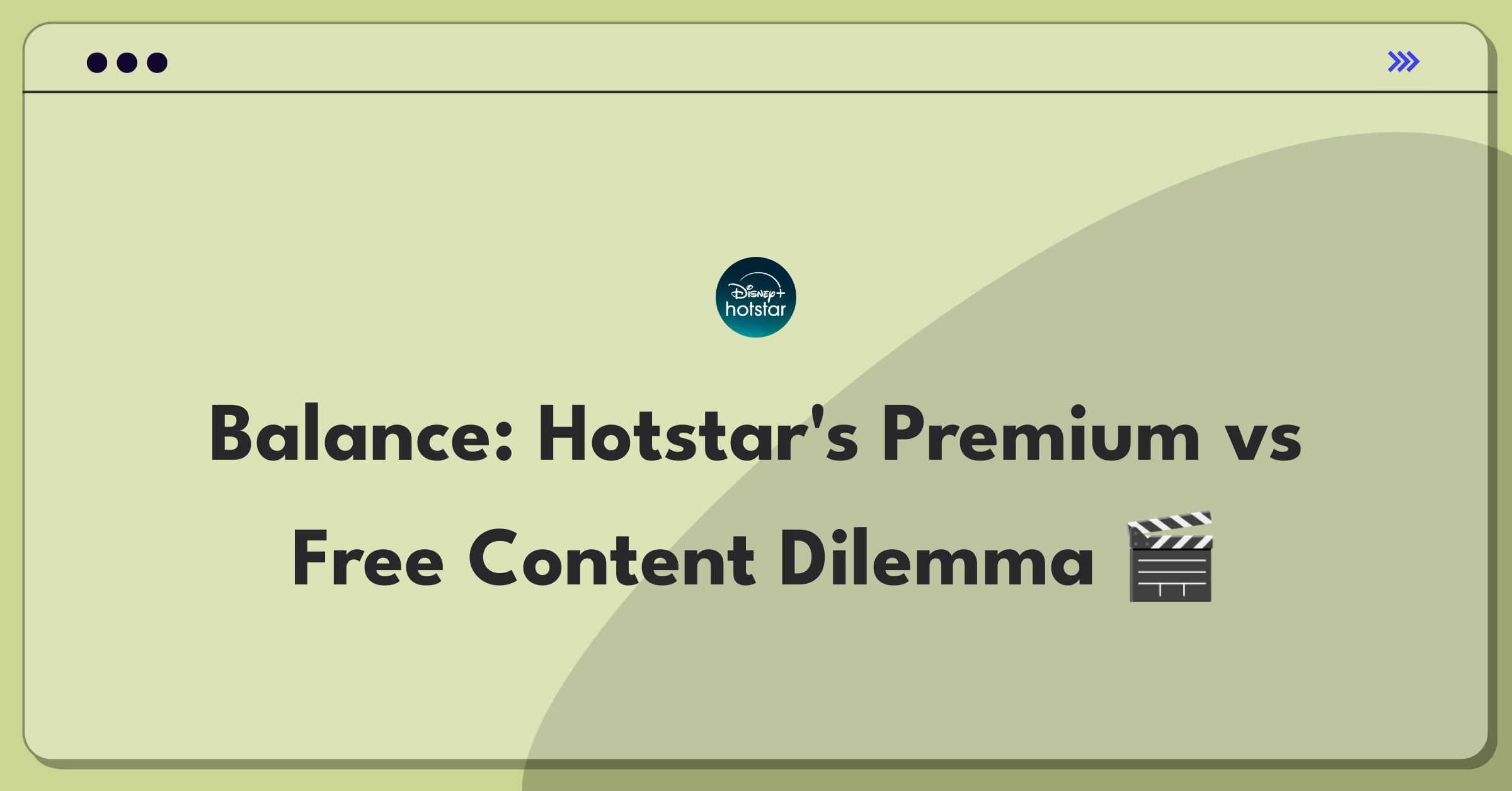 Product Management Trade-Off Question: Hotstar content strategy balancing exclusive premium offerings with free tier expansion