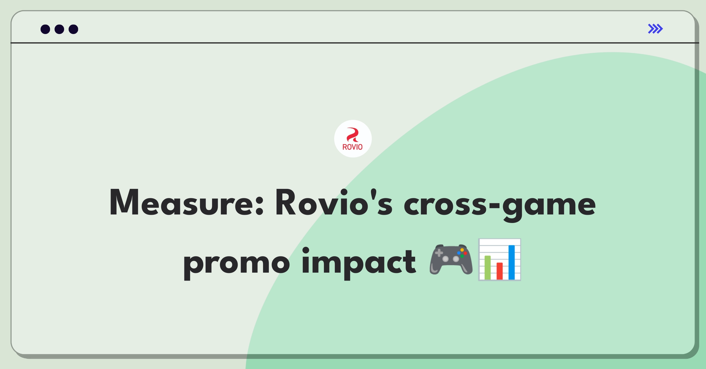 Product Management Metrics Question: Evaluating success of Rovio's cross-promotion system across game titles