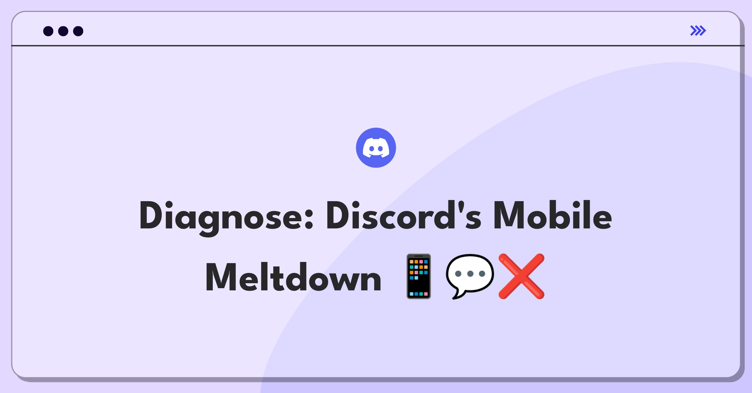 Product Management Root Cause Analysis Question: Investigating Discord mobile app message delivery failures