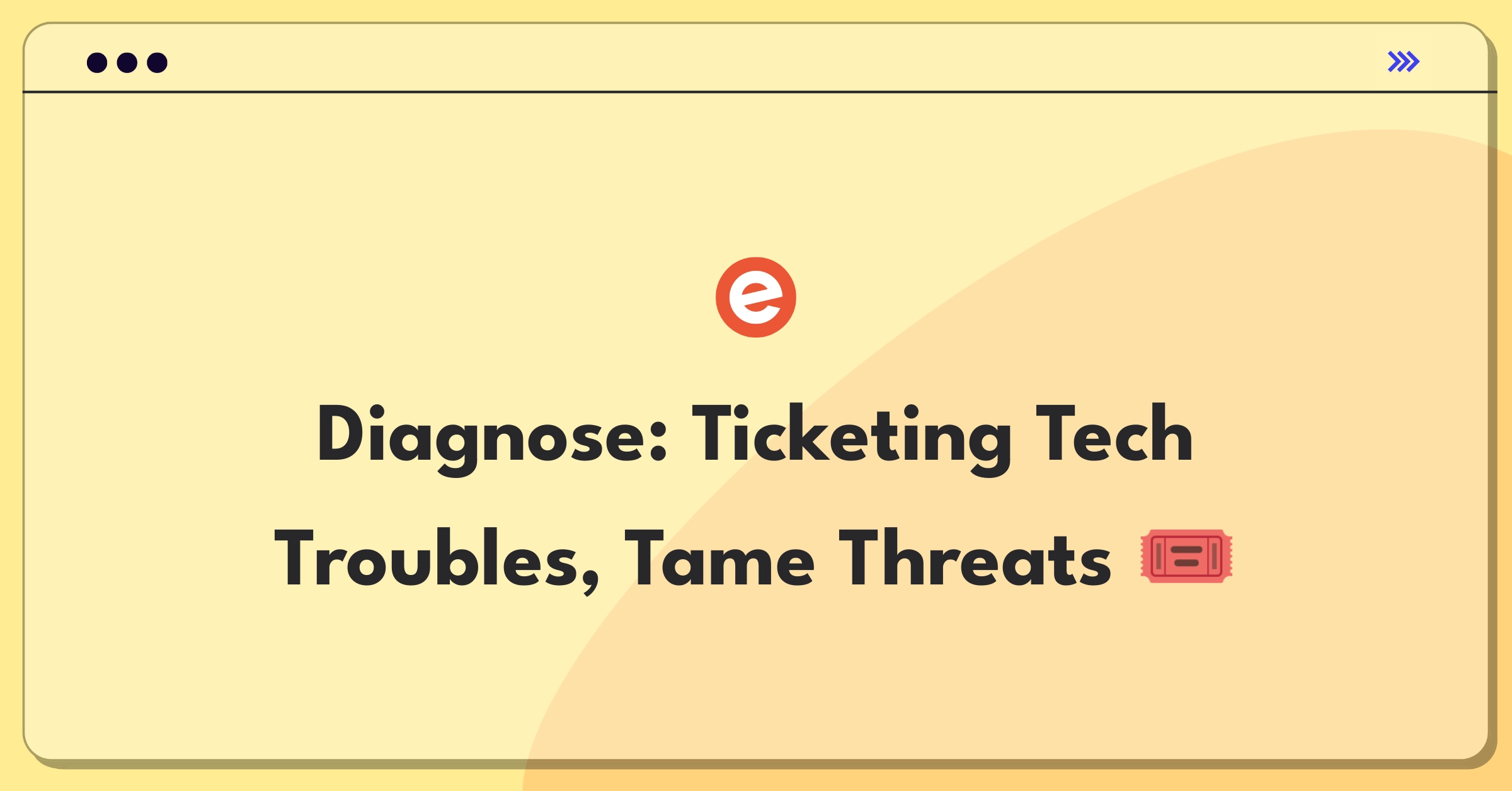 Product Management Technical Analysis Question: Assessing risks in online ticketing systems through architectural review