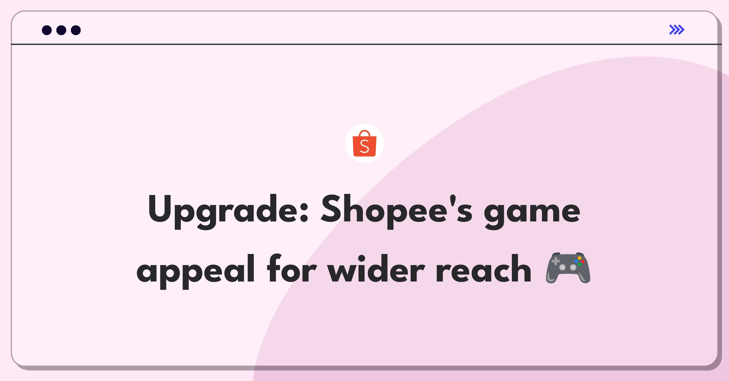 Product Management Improvement Question: Enhancing Shopee's in-app games to attract a broader user base