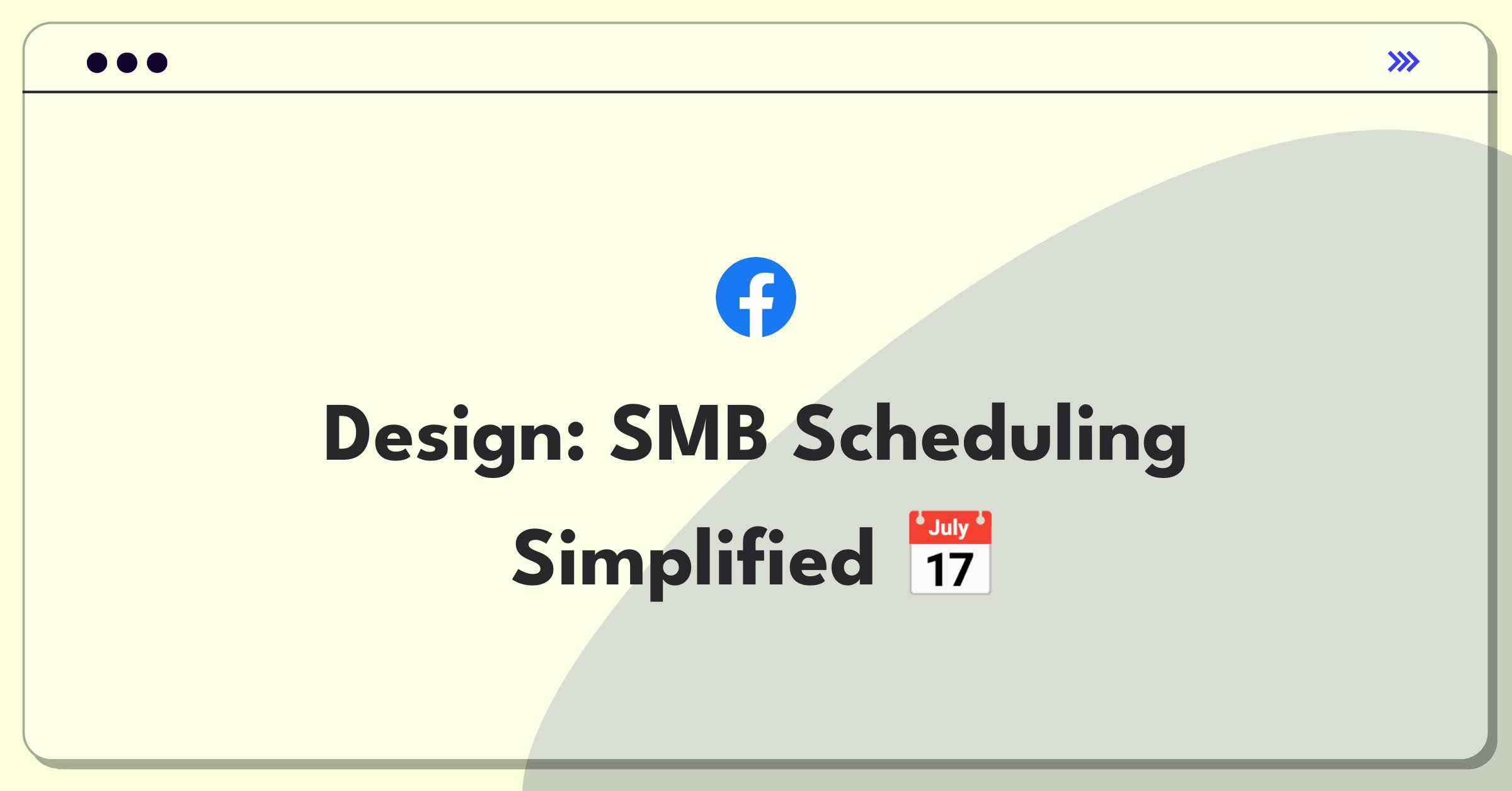 Product Management Design Question: Appointment scheduling app for small and medium businesses