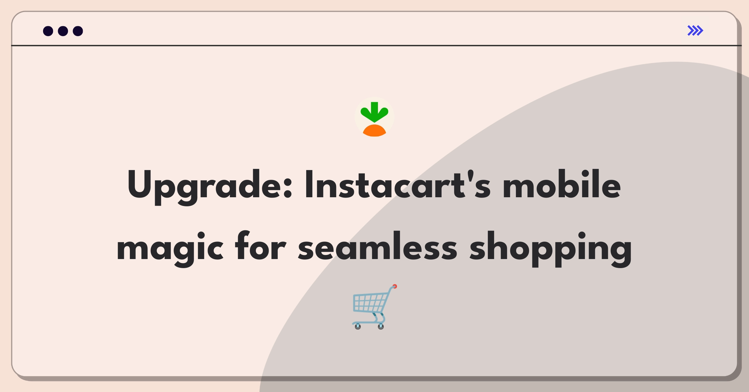 Product Management Improvement Question: Innovative features for Instacart's mobile app shopping experience