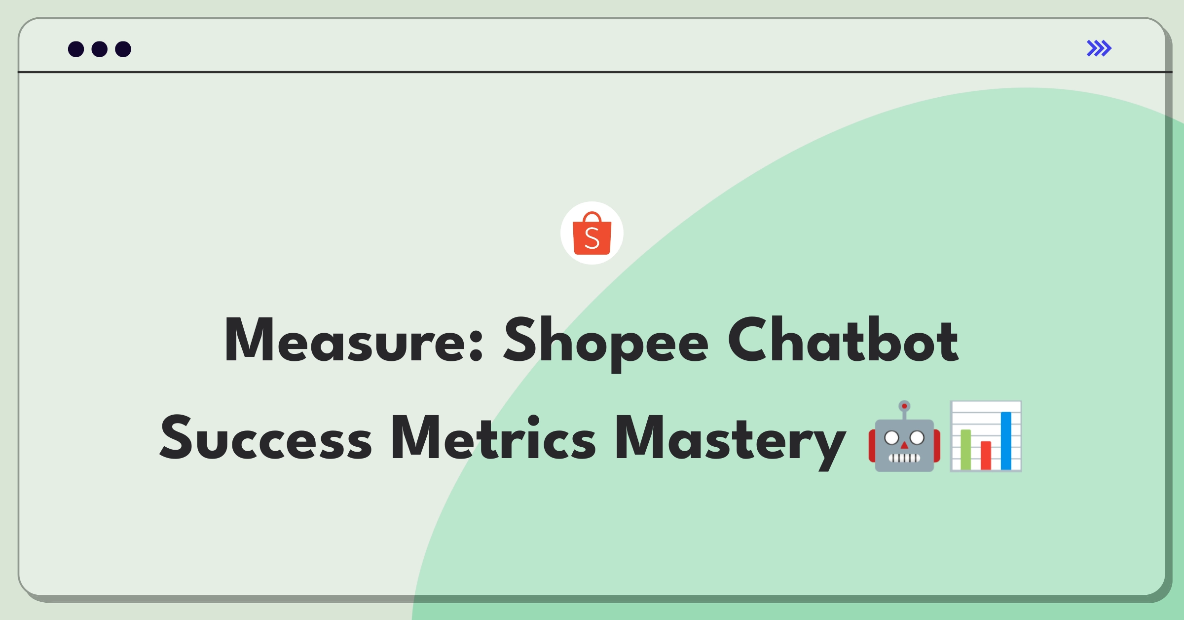 Product Management Analytics Question: Defining success metrics for Shopee's customer support chatbot