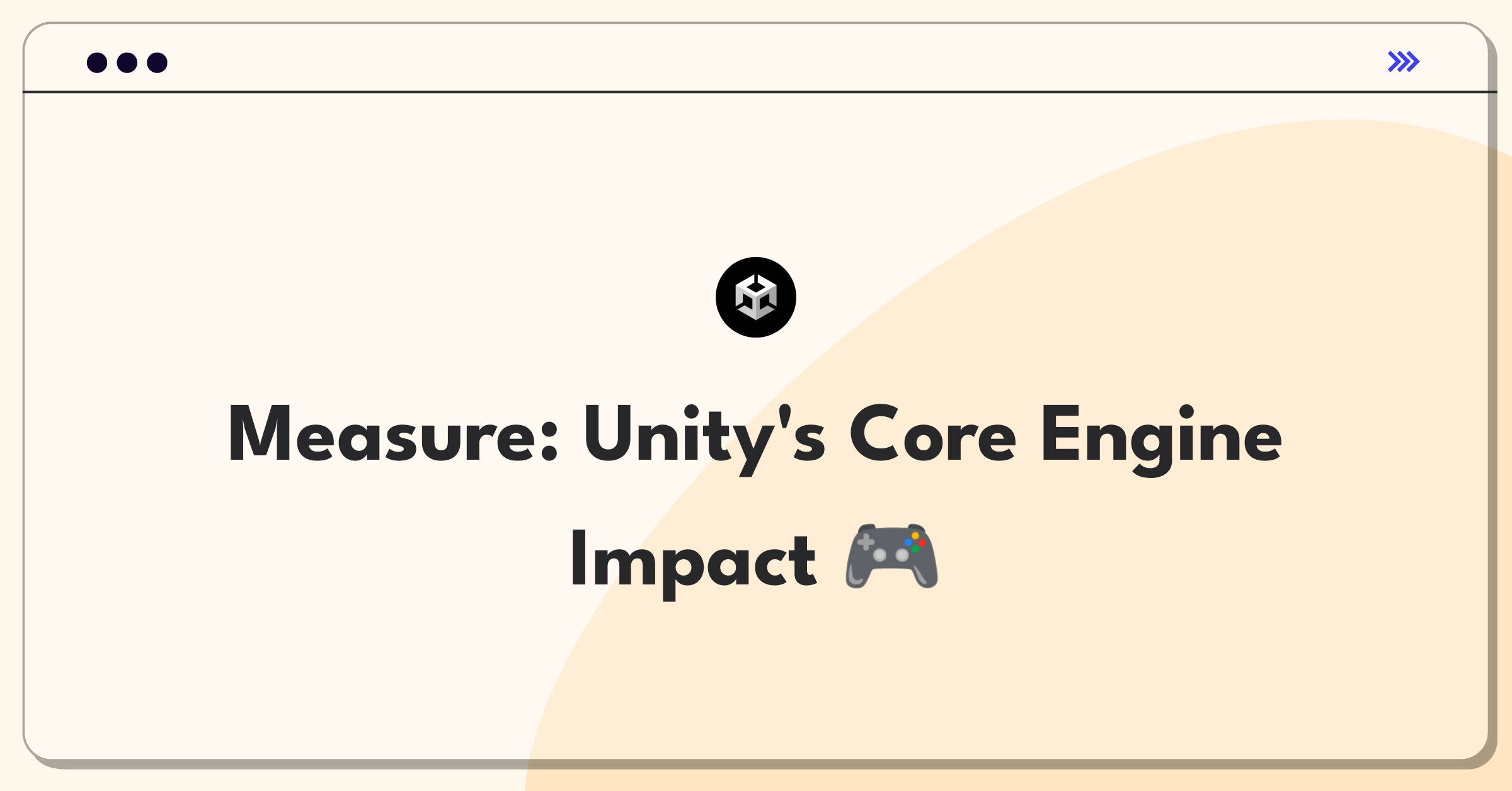 Product Management Metrics Question: Measuring success of Unity's game development engine core feature