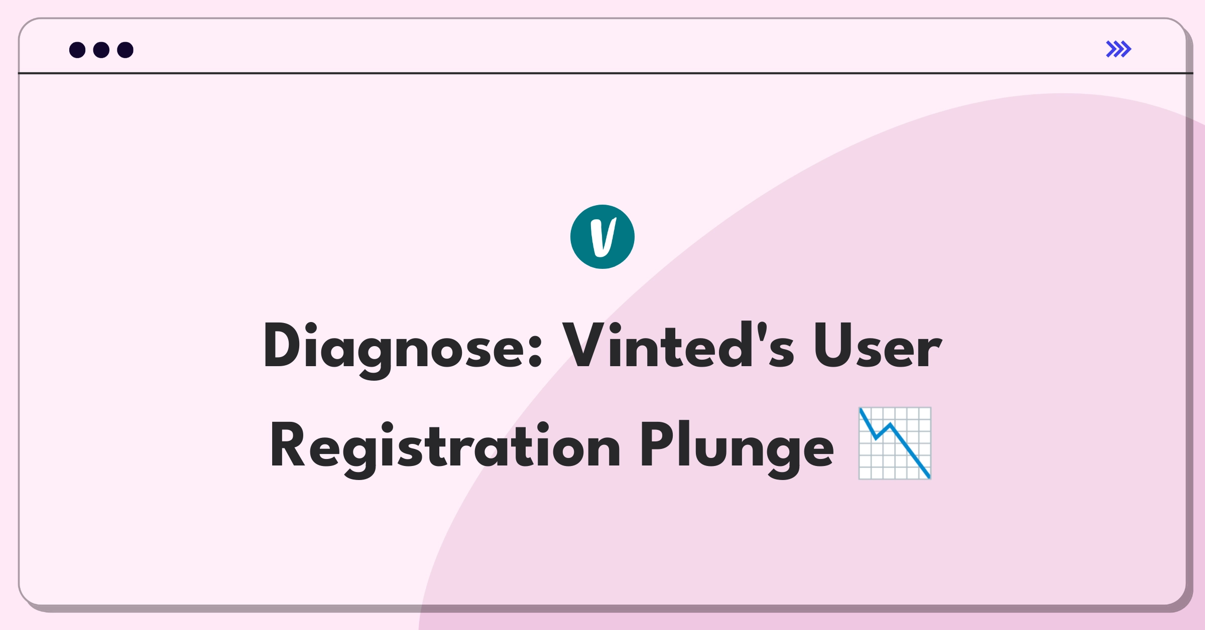 Product Management Root Cause Analysis Question: Investigating sudden drop in Vinted app user registrations