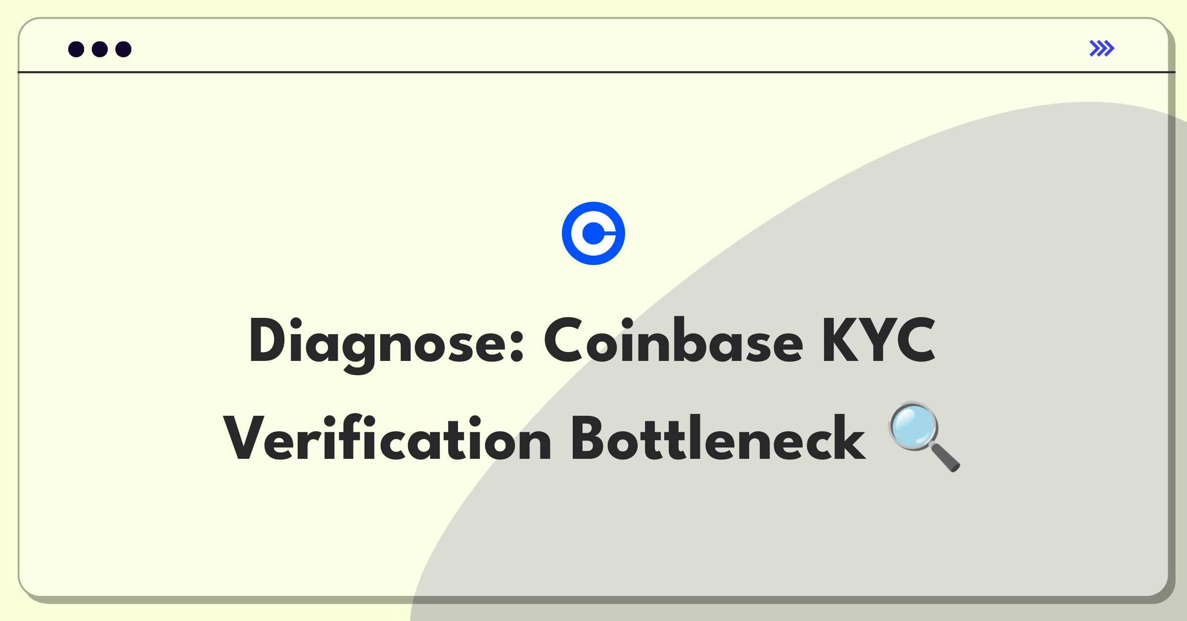 Product Management Root Cause Analysis Question: Investigating increased KYC verification time at Coinbase