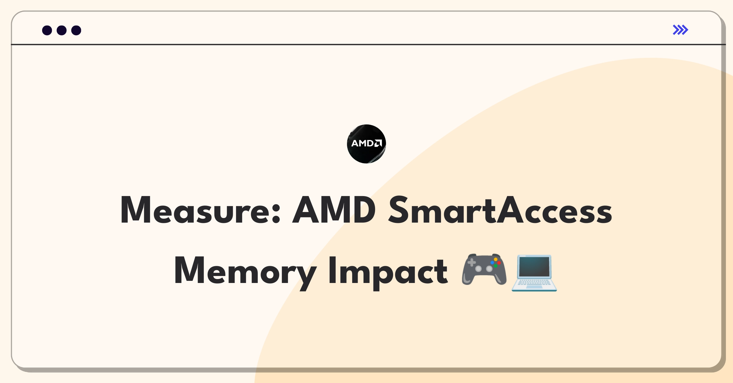 Product Management Analytics Question: Defining success metrics for AMD's SmartAccess Memory feature in gaming PCs