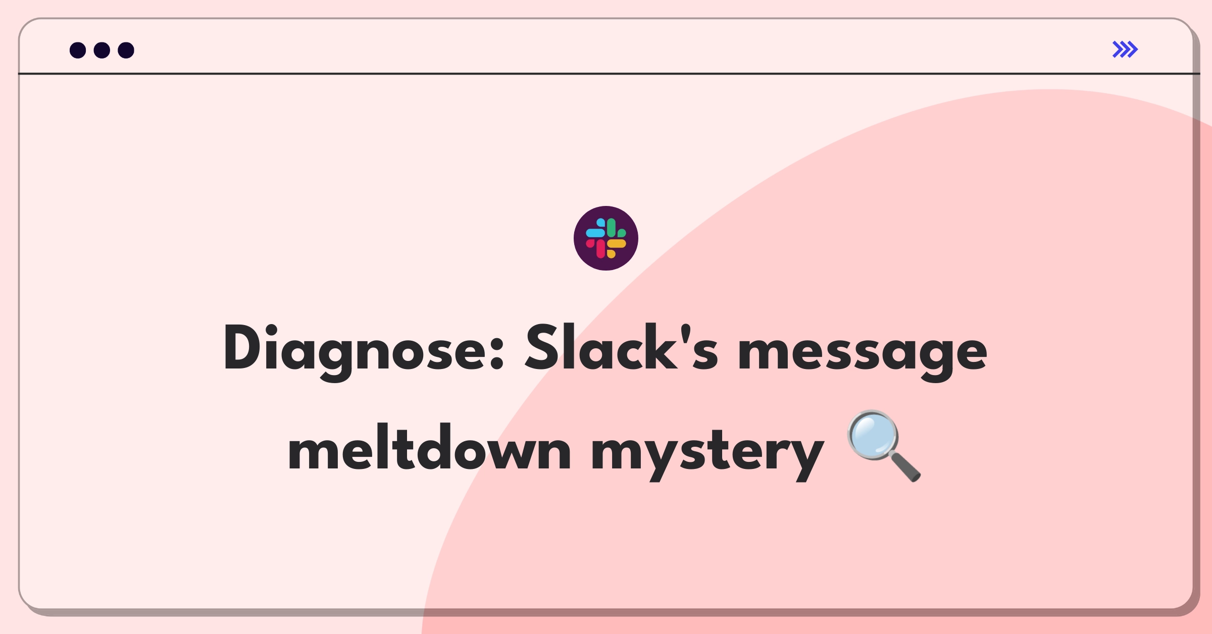 Product Management Root Cause Analysis Question: Investigating sudden increase in Slack message delivery failures