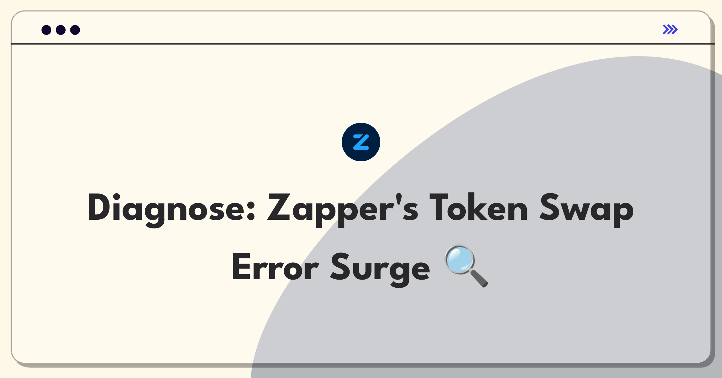 Product Management Root Cause Analysis Question: Investigating sudden increase in Zapper's token swap error rates