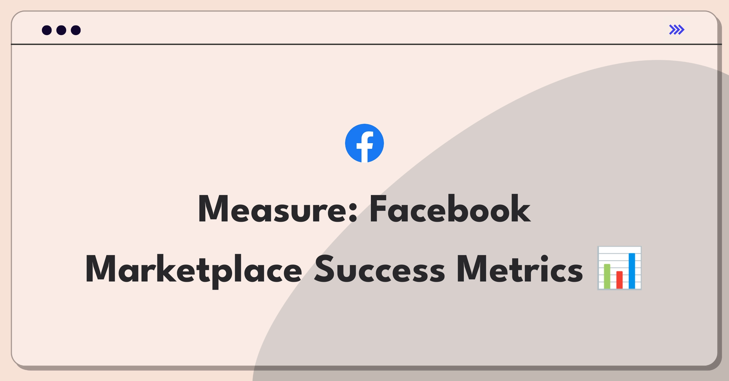 Product Management Metrics Question: Facebook Marketplace goal-setting and success measurement