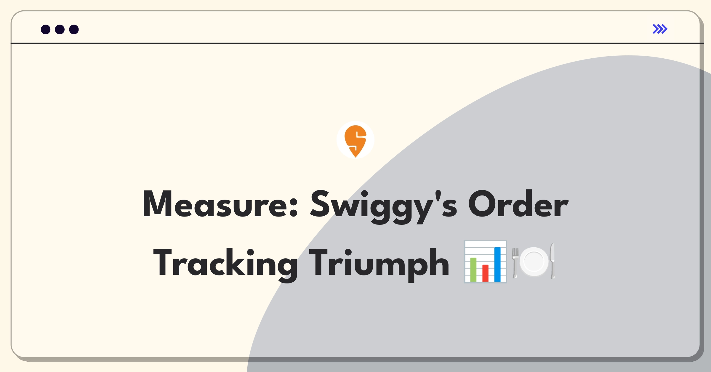 Product Management Analytics Question: Evaluating success metrics for Swiggy's order tracking feature