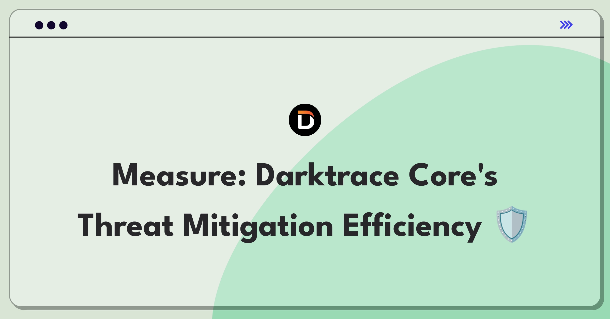 Product Management Analytics Question: Evaluating success metrics for Darktrace's AI-driven cybersecurity platform