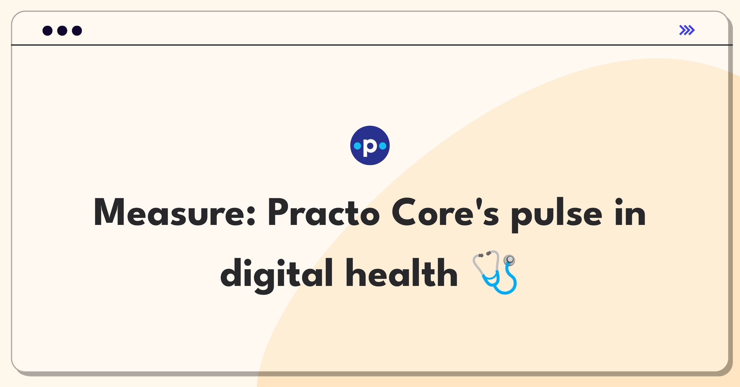 Product Management Success Metrics Question: Measuring effectiveness of Practo's core healthcare platform feature