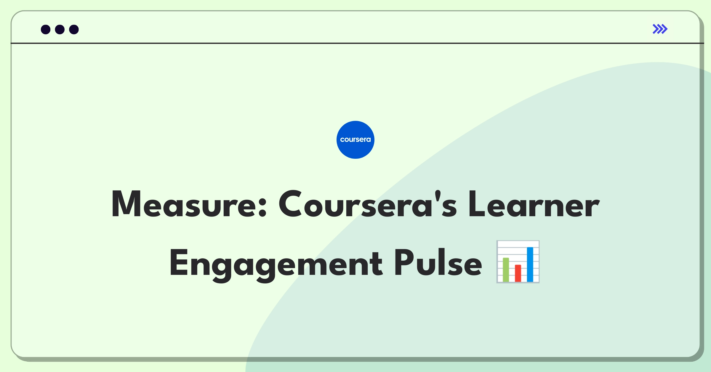 Product Management Analytics Question: Evaluating online learning platform engagement metrics