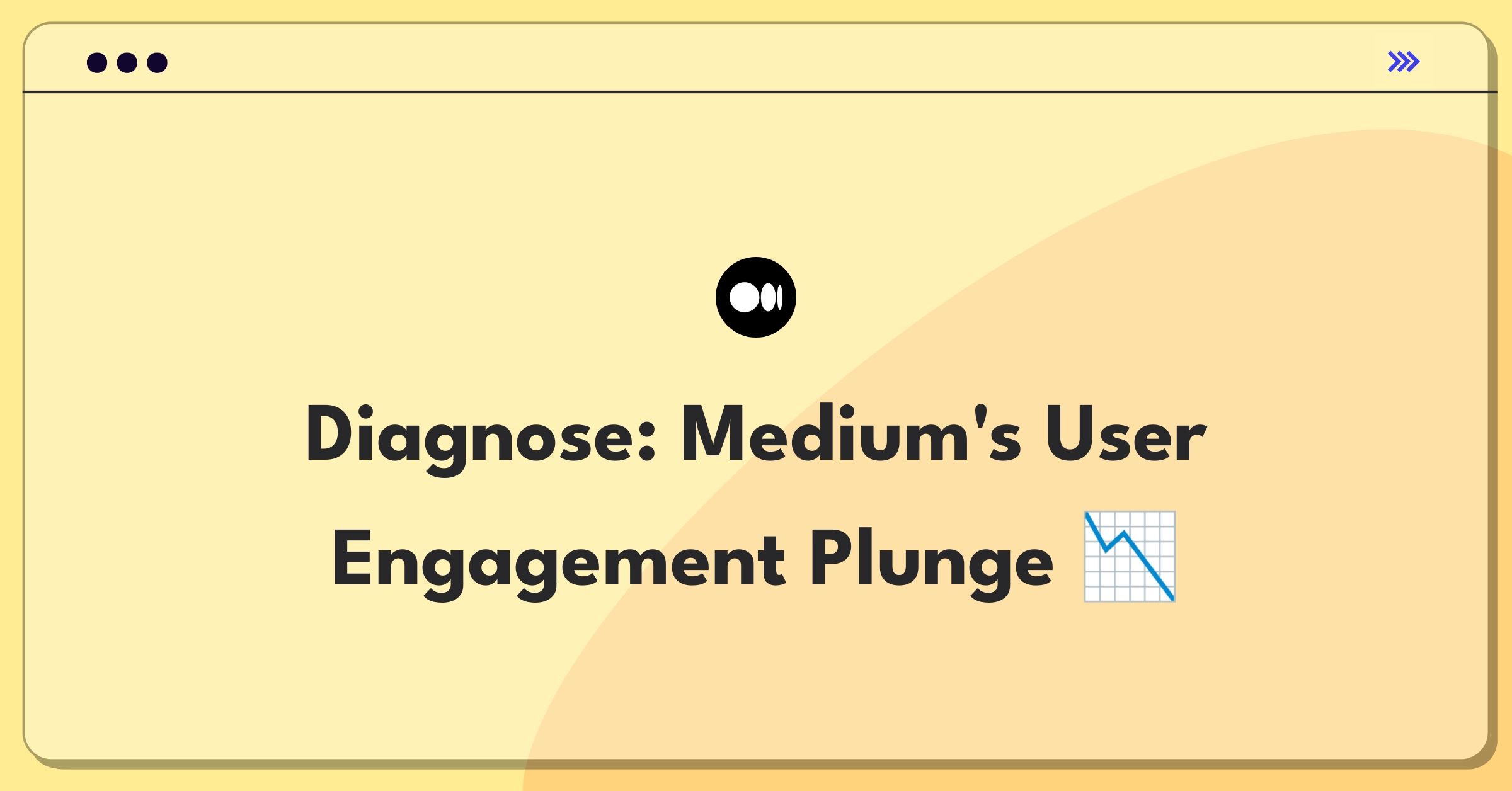 Product Management Root Cause Analysis Question: Investigating sudden drop in Medium's active users