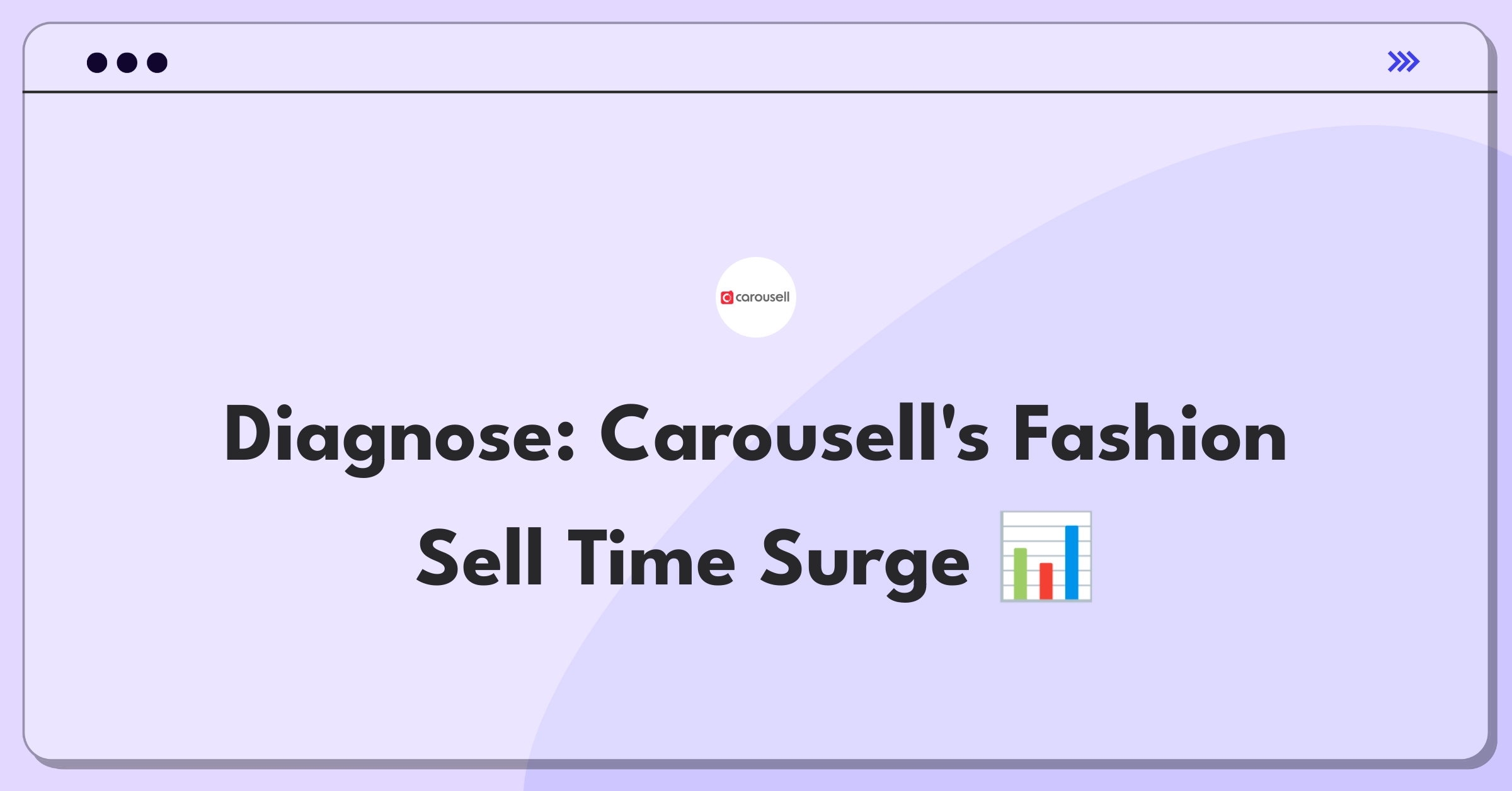 Product Management Root Cause Analysis Question: Investigating increased sell time for fashion items on Carousell marketplace