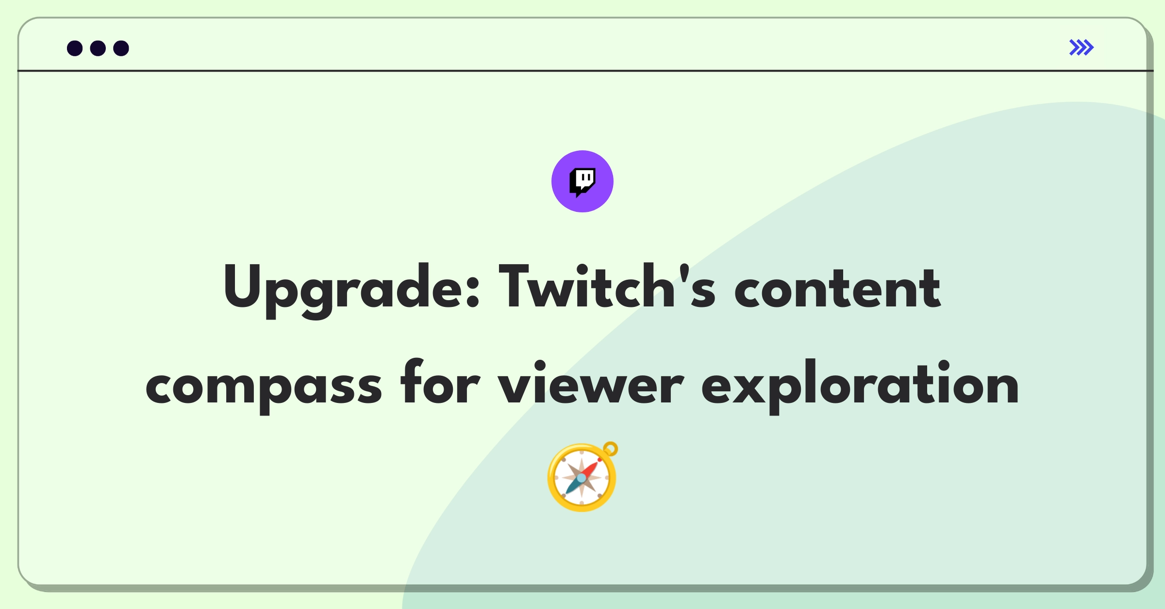 Product Management Improvement Question: Enhancing Twitch's content discovery system for better user engagement